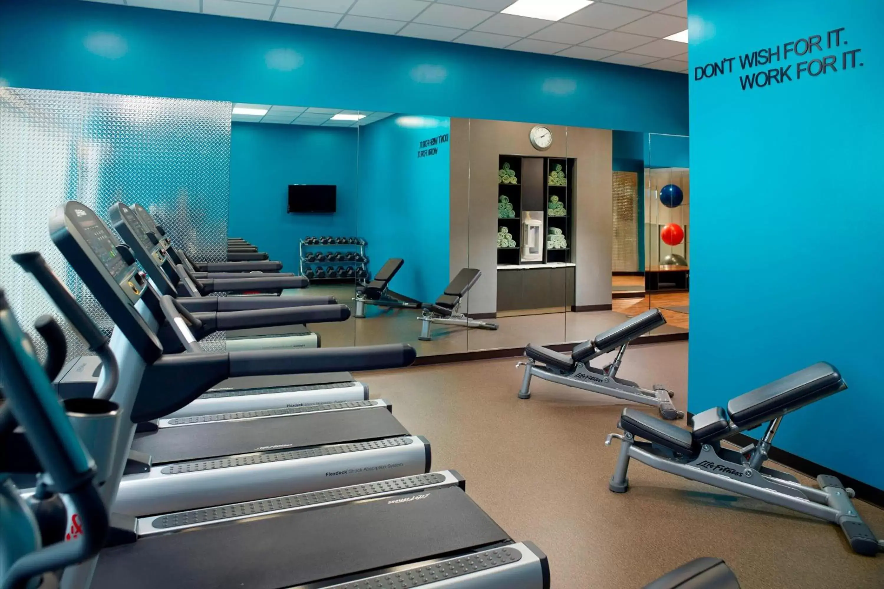 Fitness centre/facilities, Fitness Center/Facilities in Fairfield Inn & Suites by Marriott Hendersonville Flat Rock