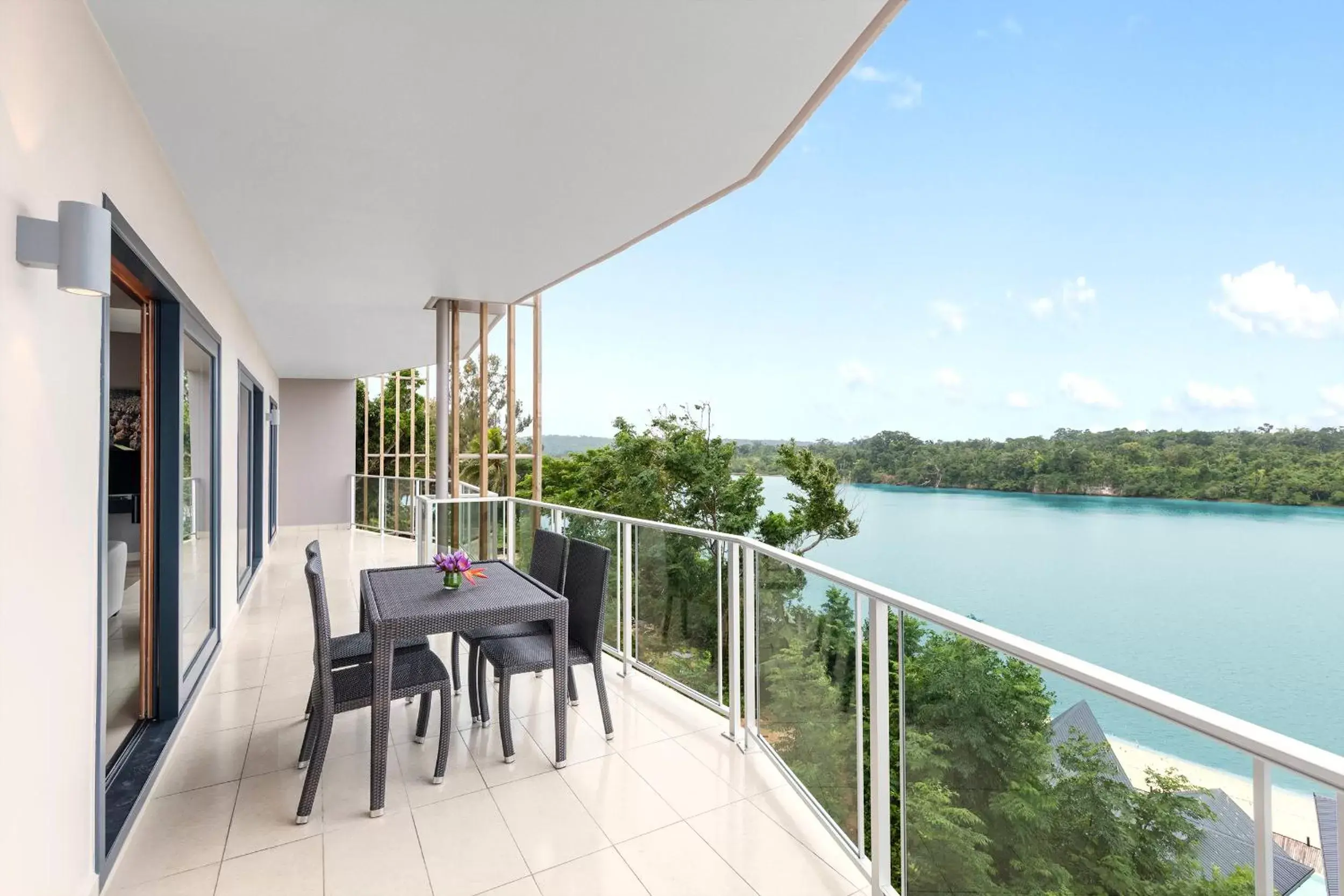 Bed, Balcony/Terrace in Ramada Resort by Wyndham Port Vila