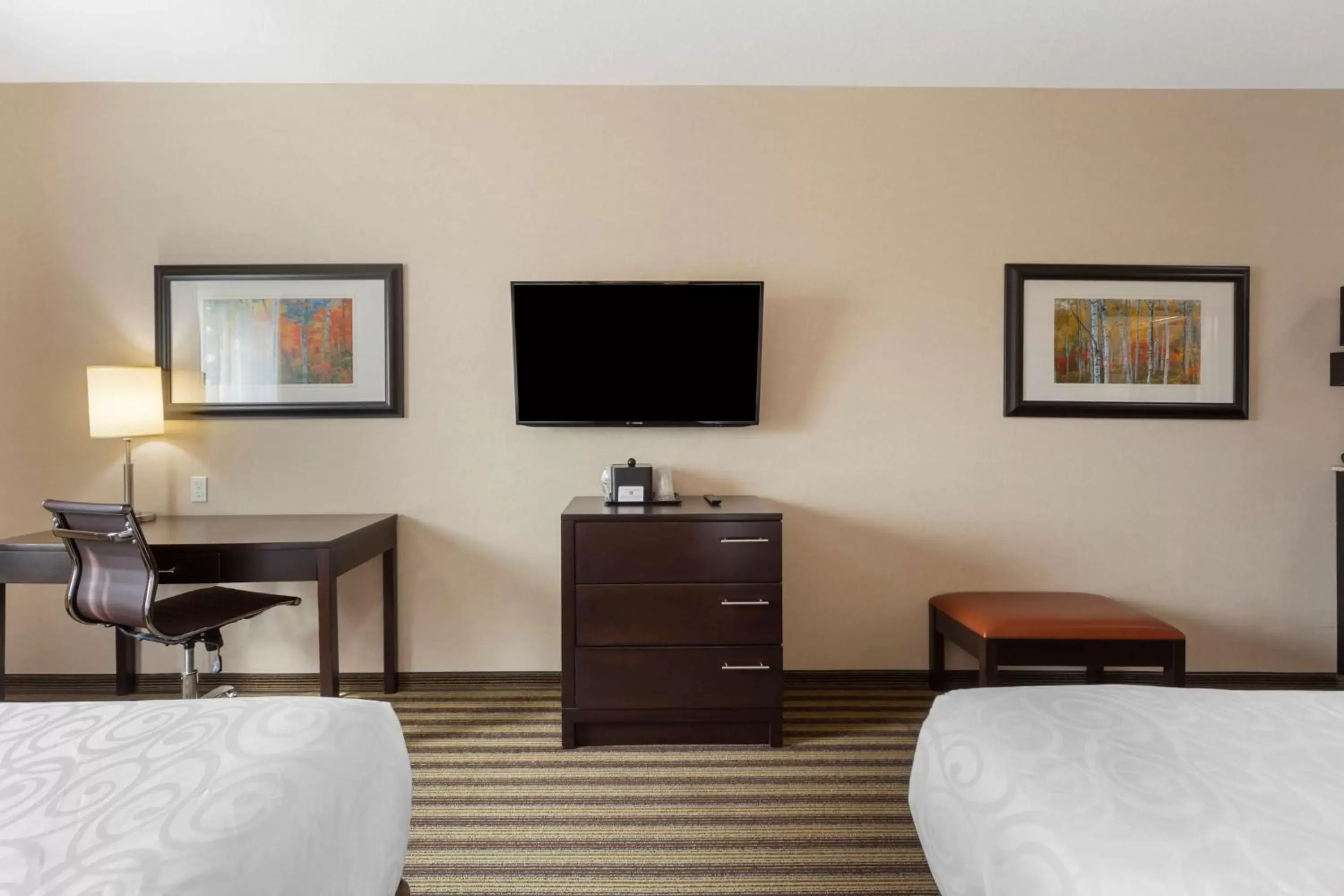 Bedroom, TV/Entertainment Center in Best Western Plus Sherwood Park Inn & Suites