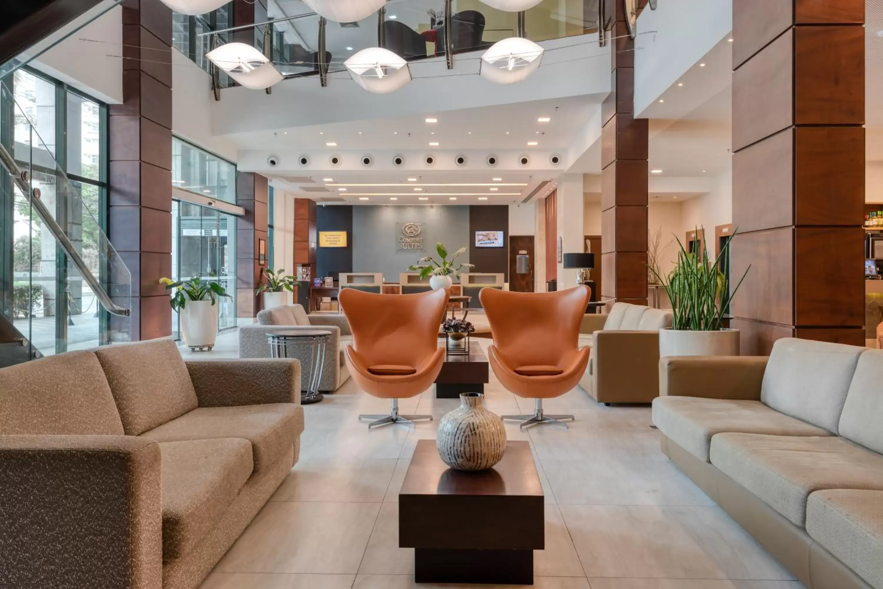 Lobby or reception in Comfort Suítes Vitória Lobby or reception in Comfort Suítes Vitória
