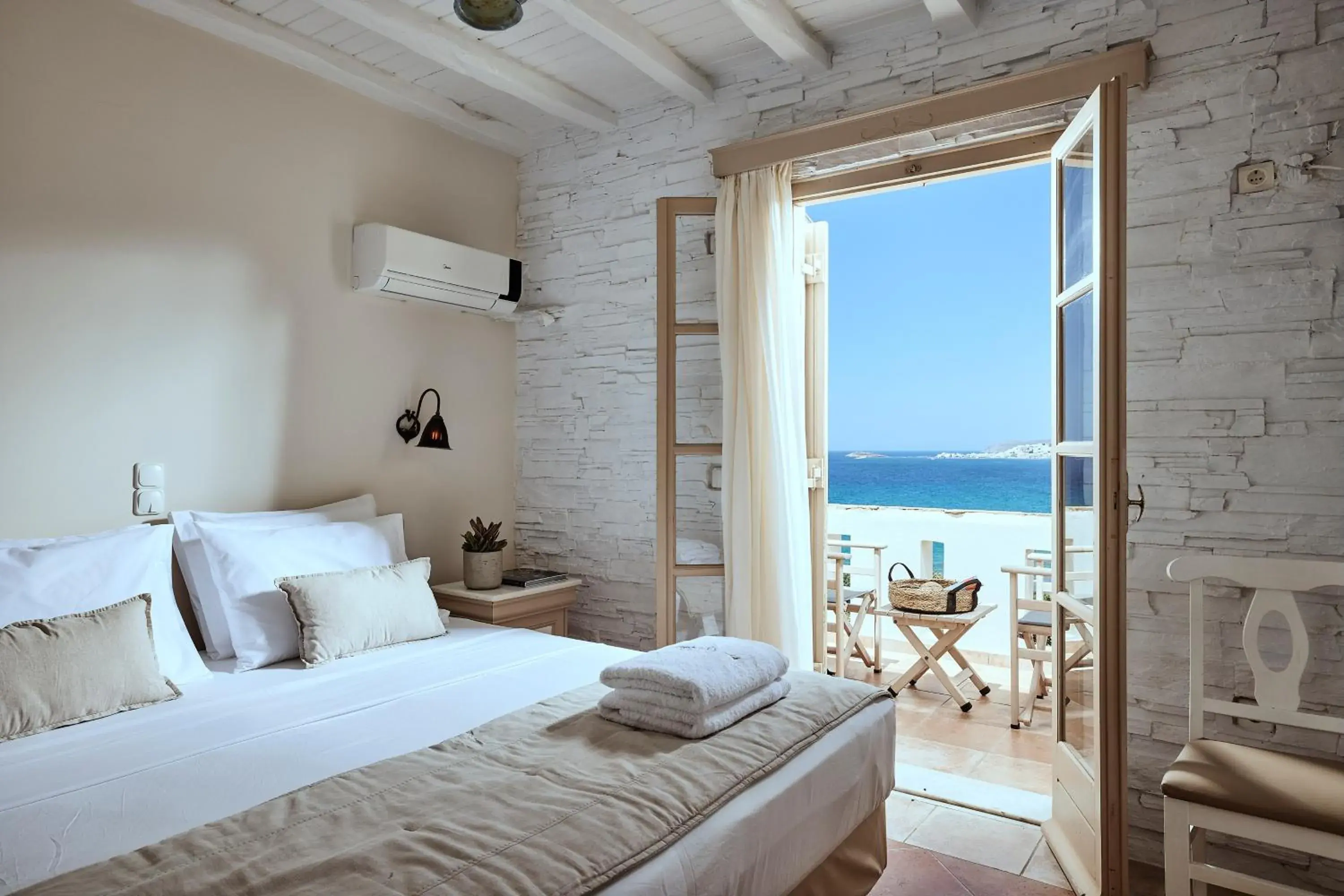 Bed in Naxos Magic Village