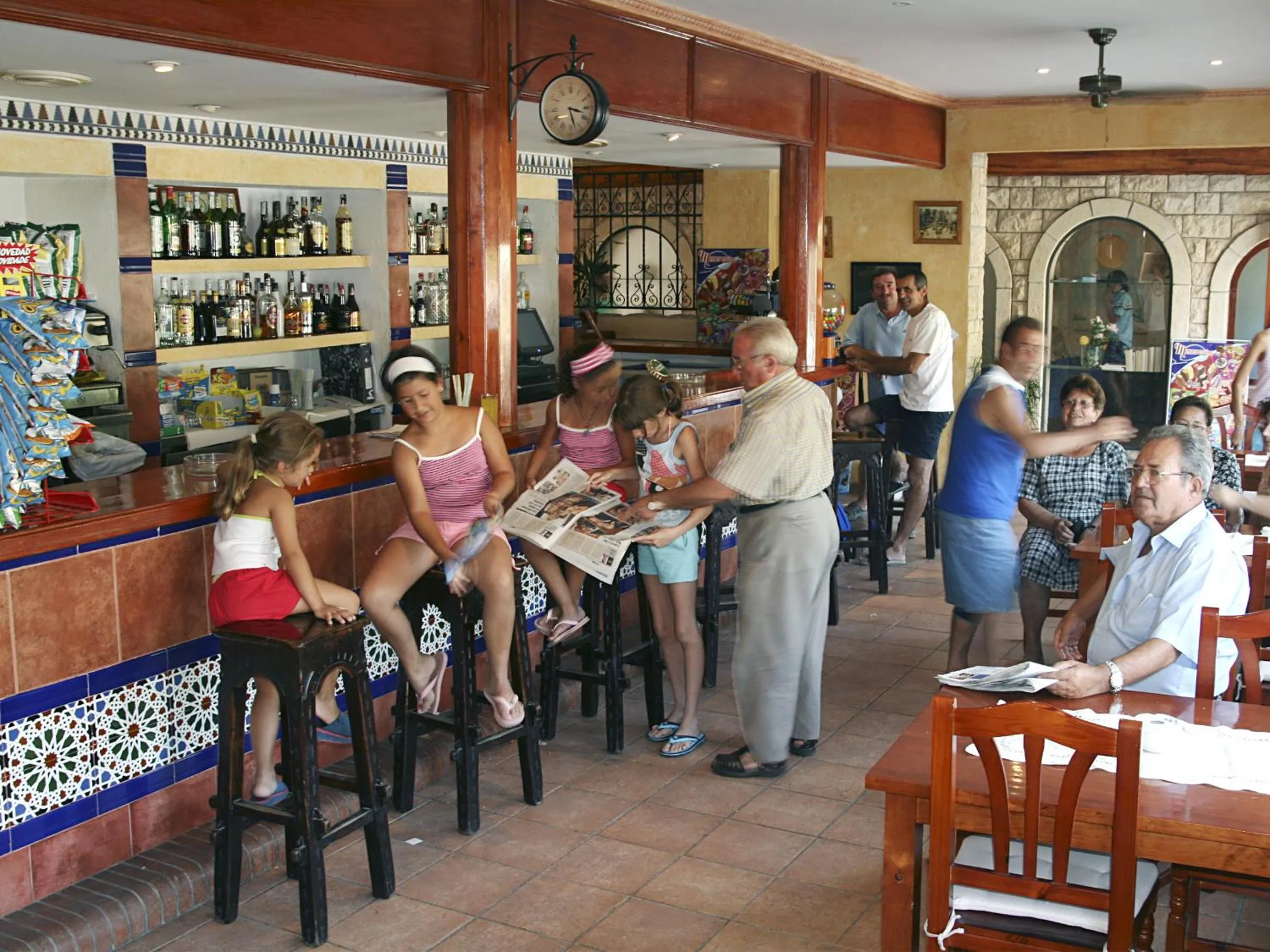 Lounge or bar in Hotel Comarruga Platja
