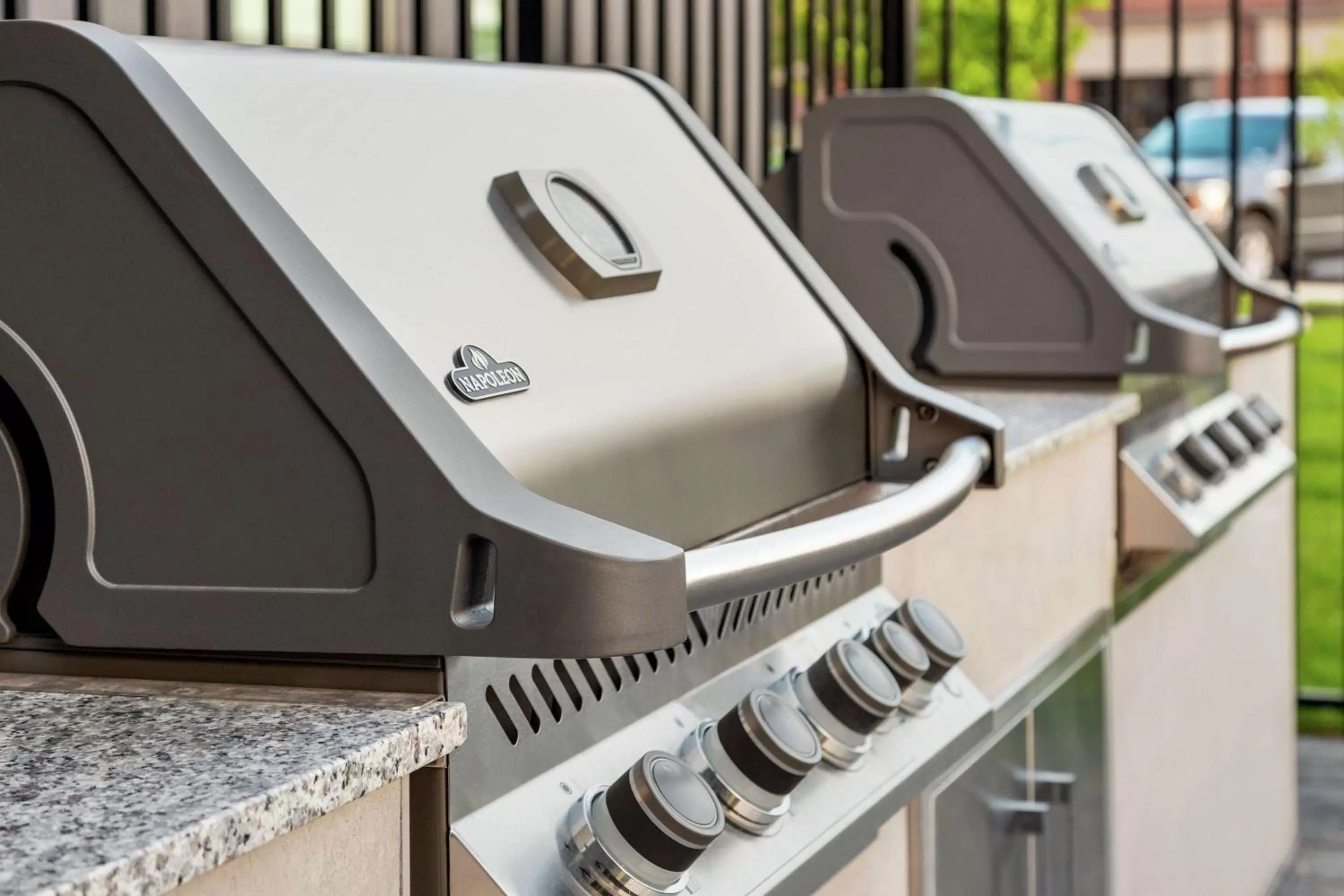 Patio in Homewood Suites By Hilton Springfield Medical District