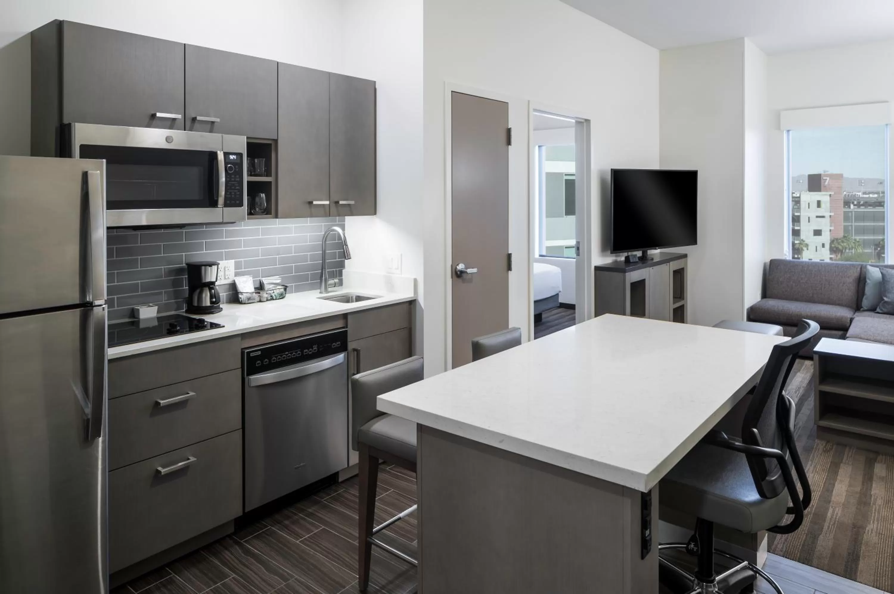 Kitchen or kitchenette in Hyatt House Tempe Phoenix University