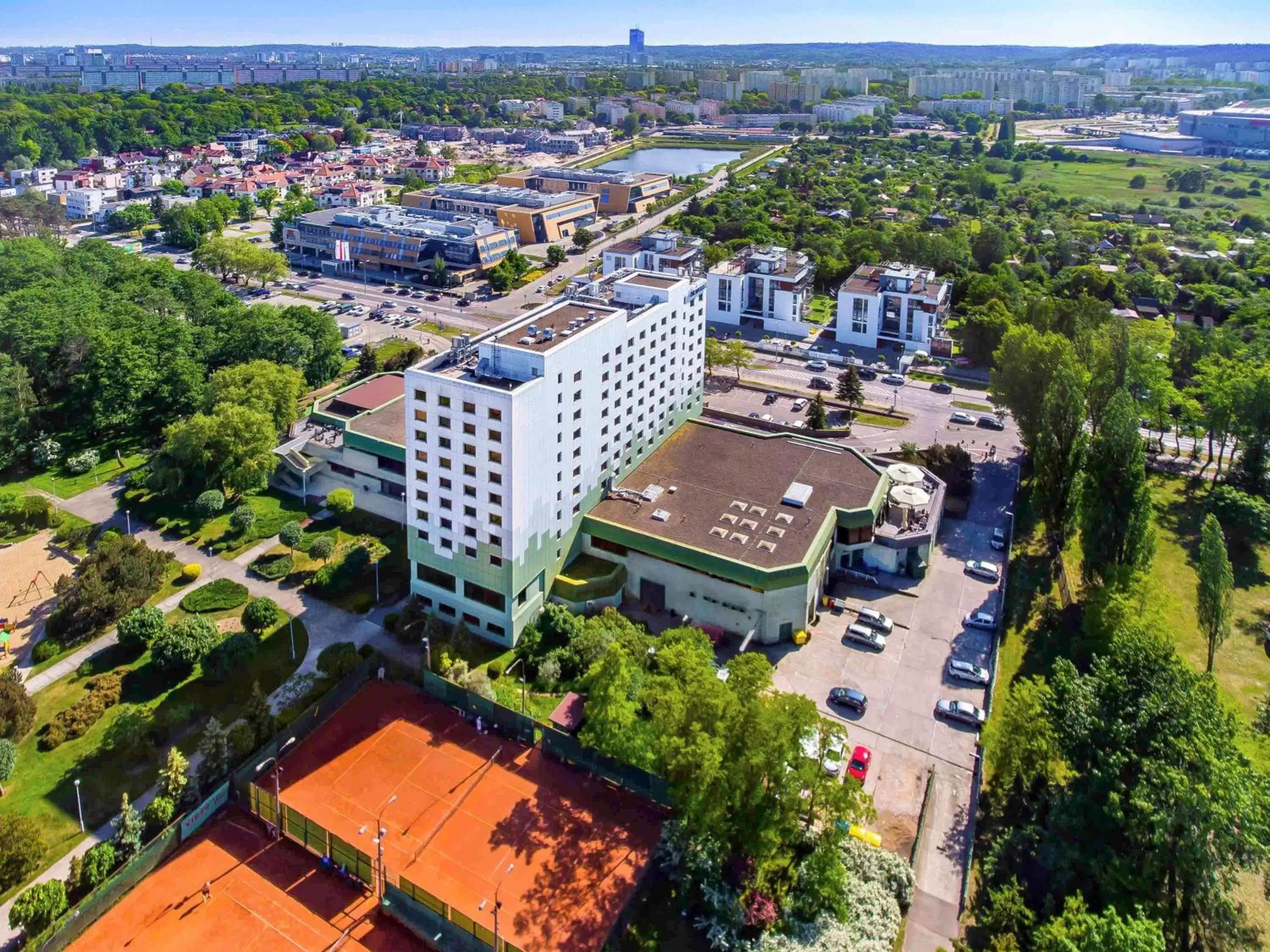 Property building, Bird's-eye View in Novotel Gdańsk Marina