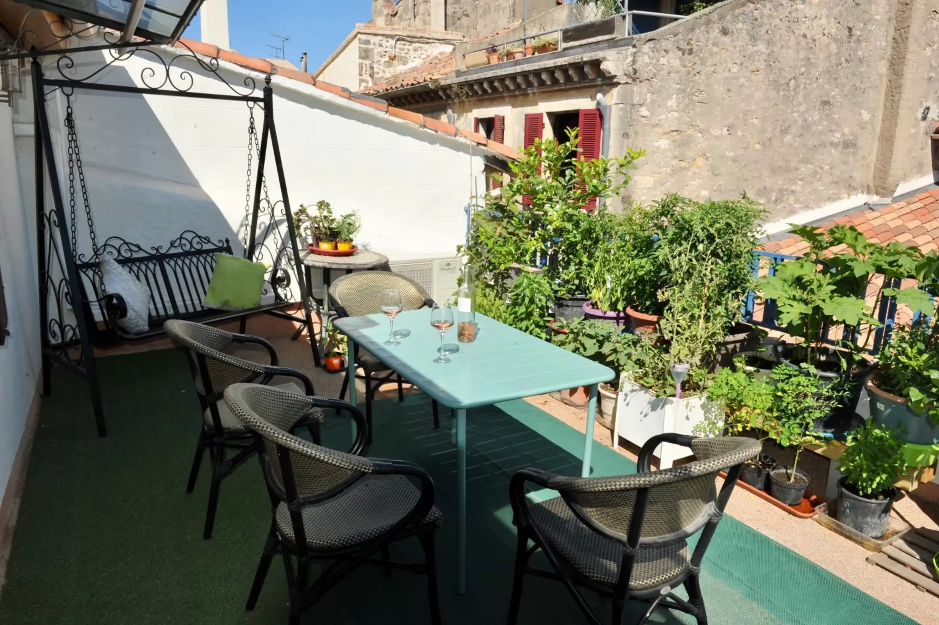 Balcony/Terrace in Loft Apartment , La Terrasse Centre Ville d'Arles,