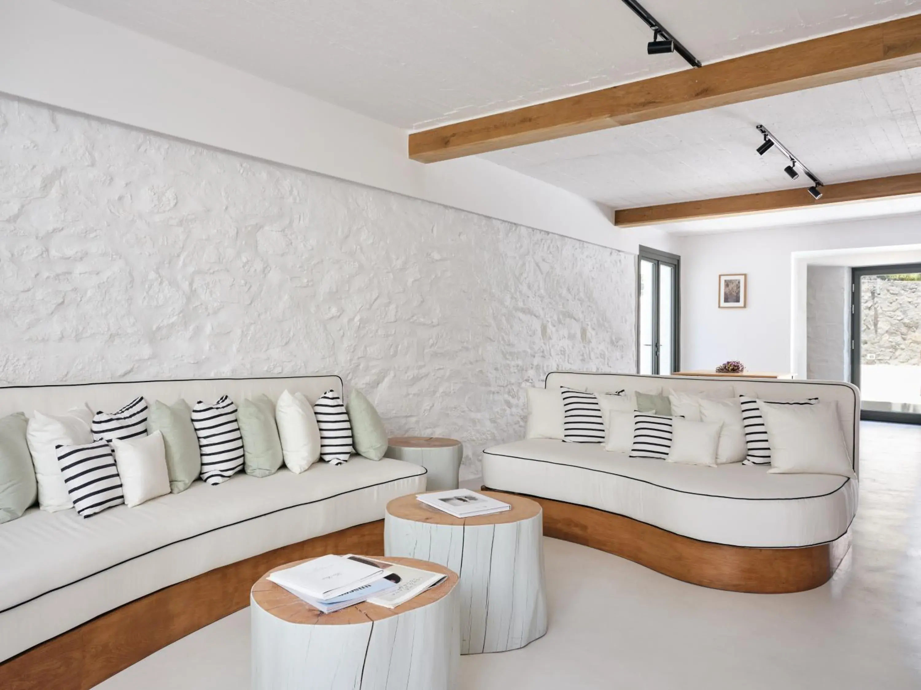 Living room in Belvedere Mykonos - Main Hotel