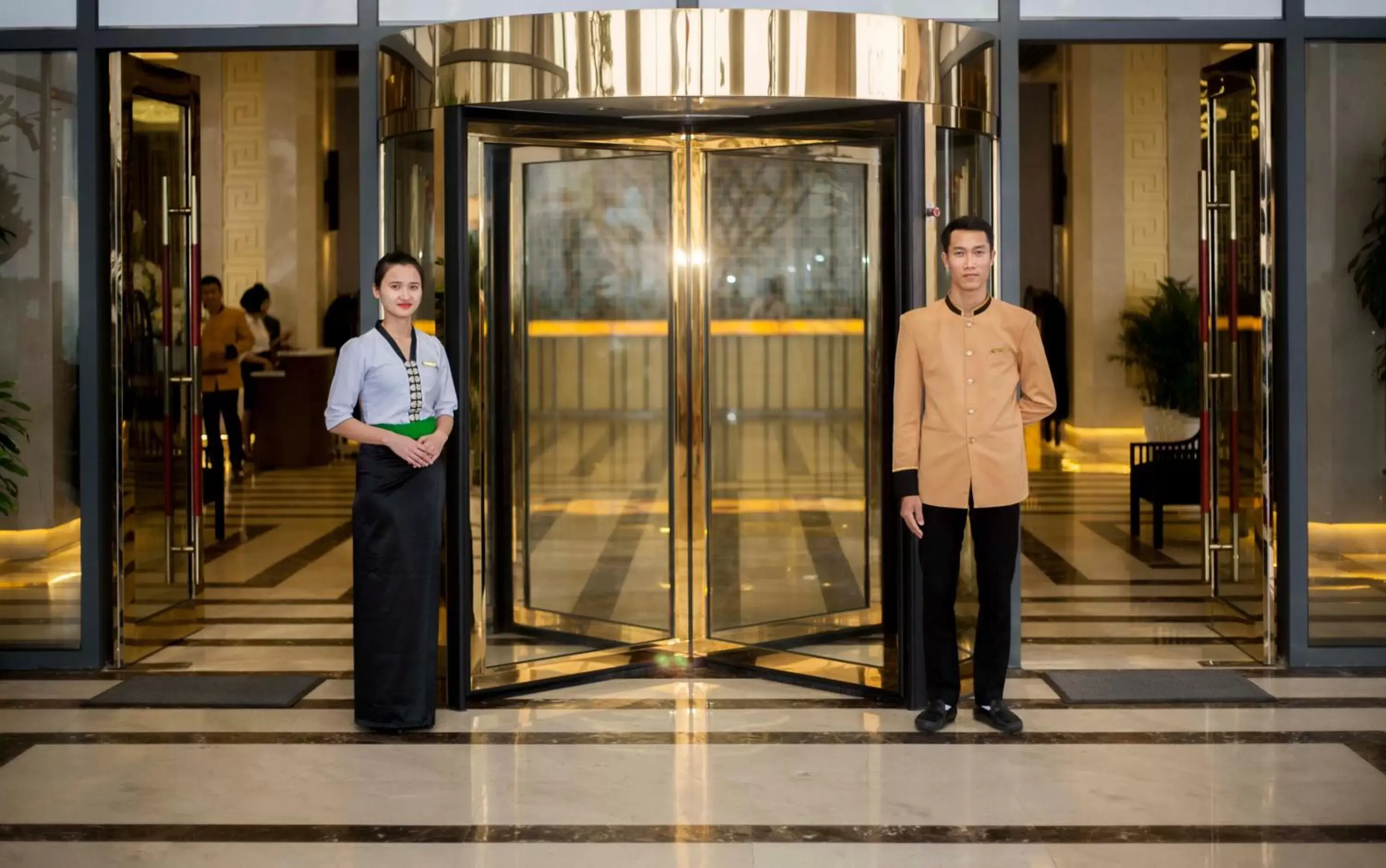 Facade/entrance in Muong Thanh Luxury Nhat Le Hotel