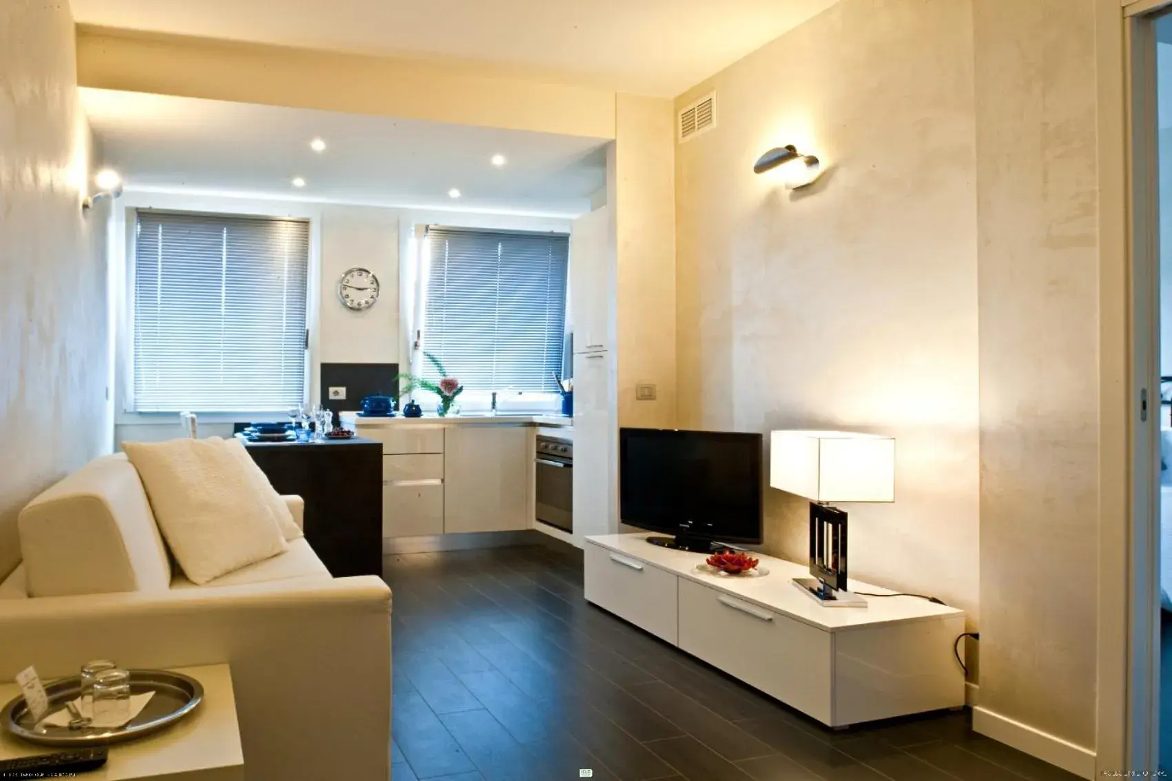 Kitchen or kitchenette, Seating Area in Hotel Ferro di Cavallo