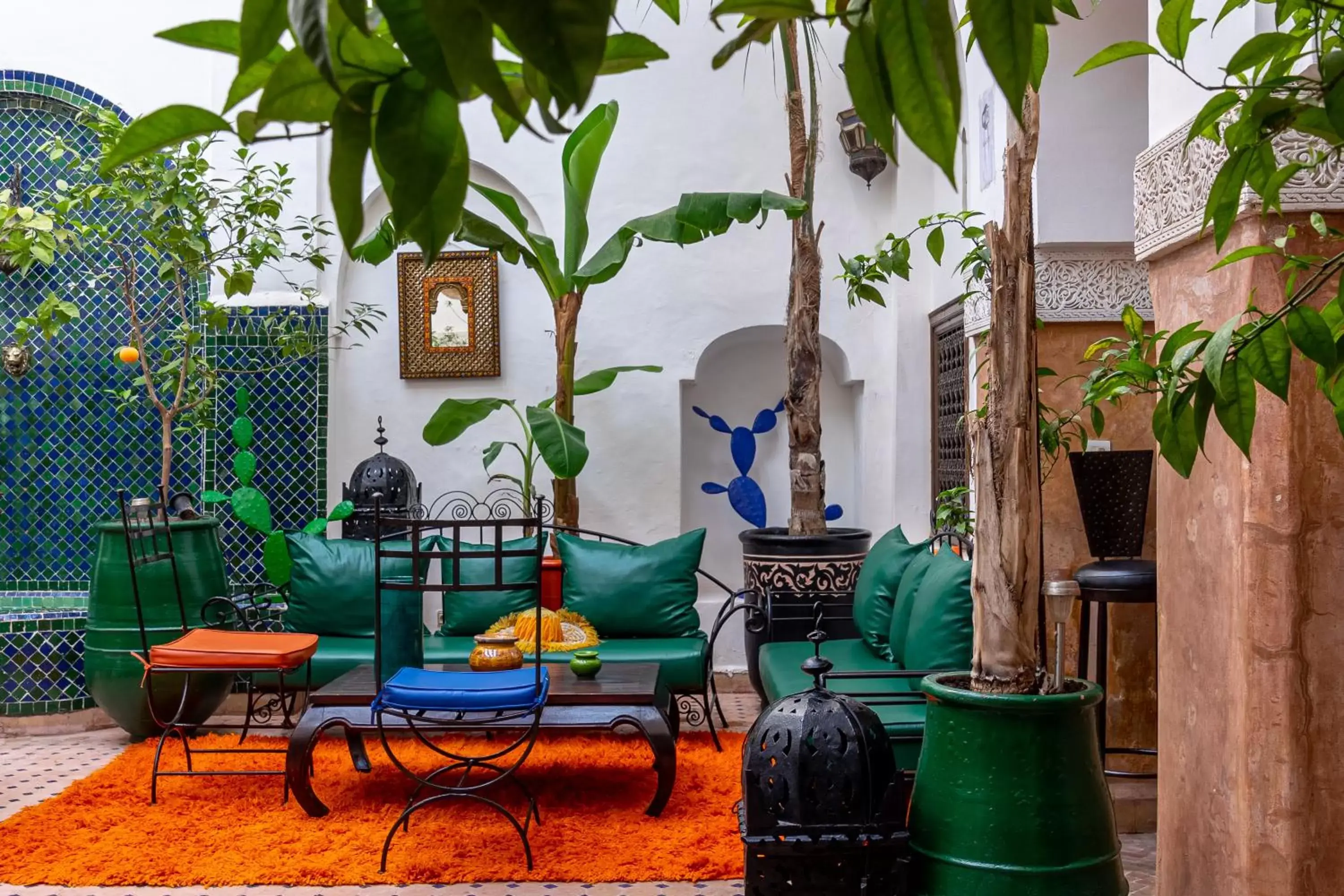 Living room in Riad Le Jardin de Lea, Suites & Spa