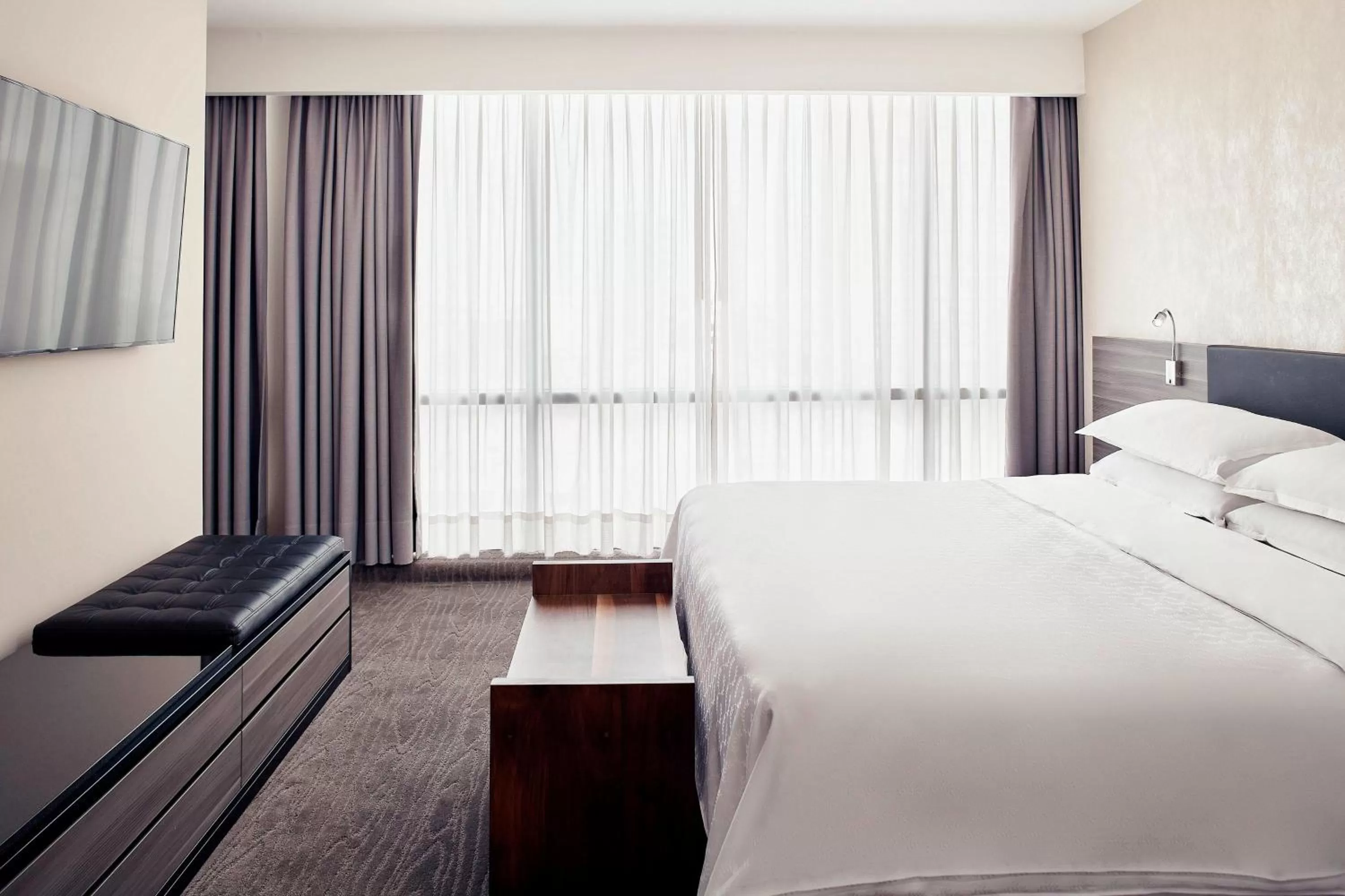 Junior Suite 1 King Bed, Club lounge access, 1 King in Wyndham Monterrey Ambassador Centro