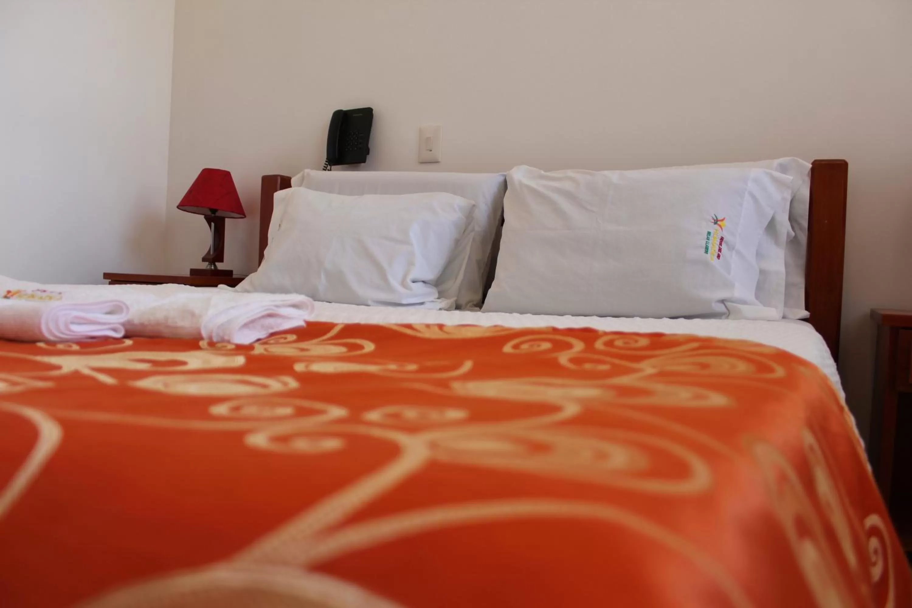 Bed in Hotel Rio Humadea