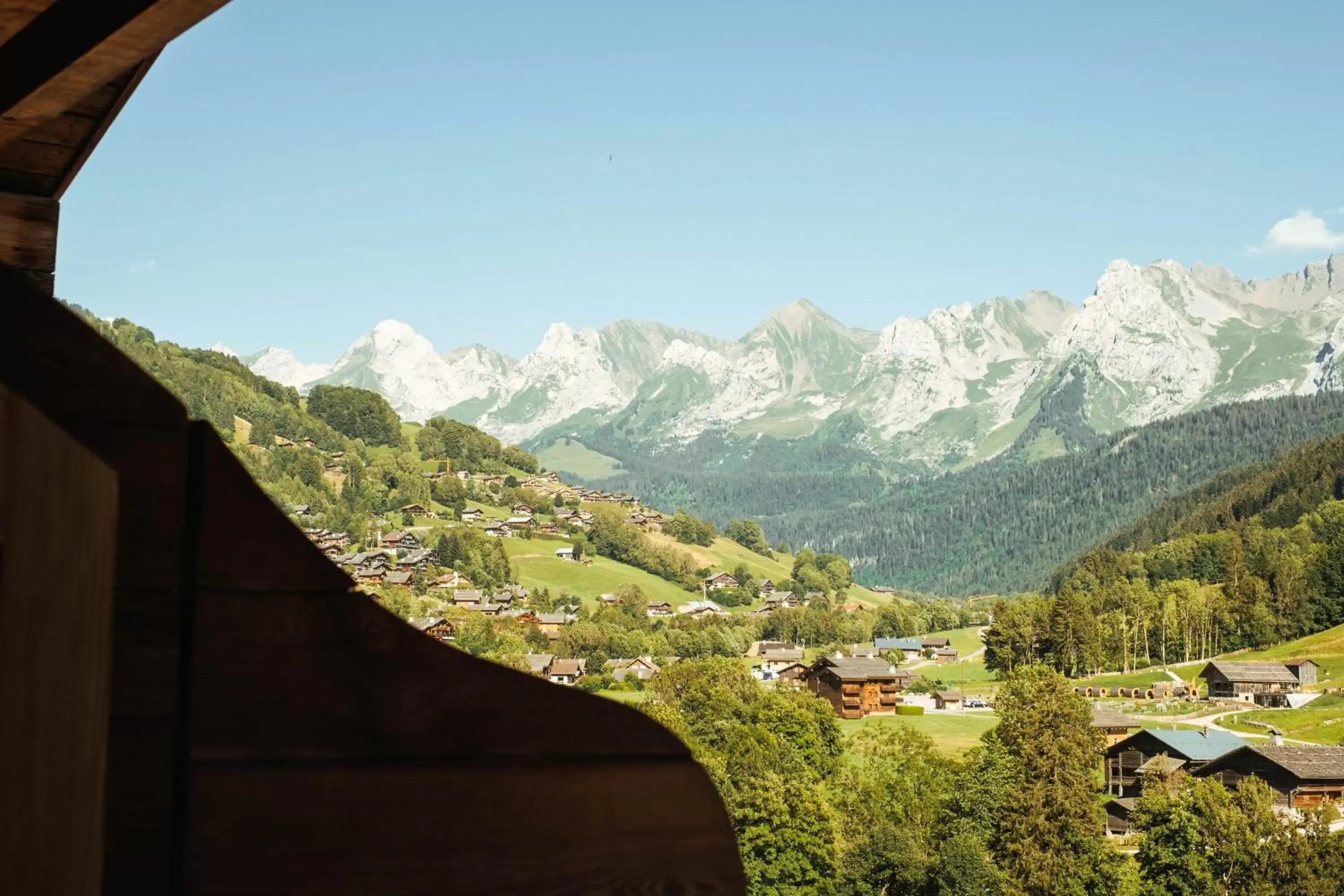 View (from property/room), Mountain View in Best Western Chalet les Saytels