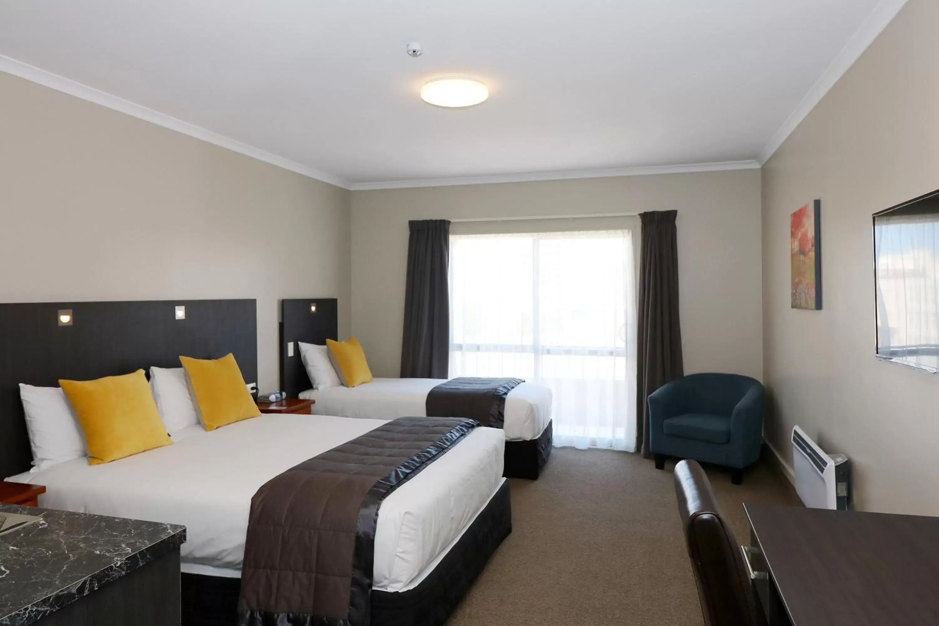 Bedroom in The Victoria Hotel Dunedin