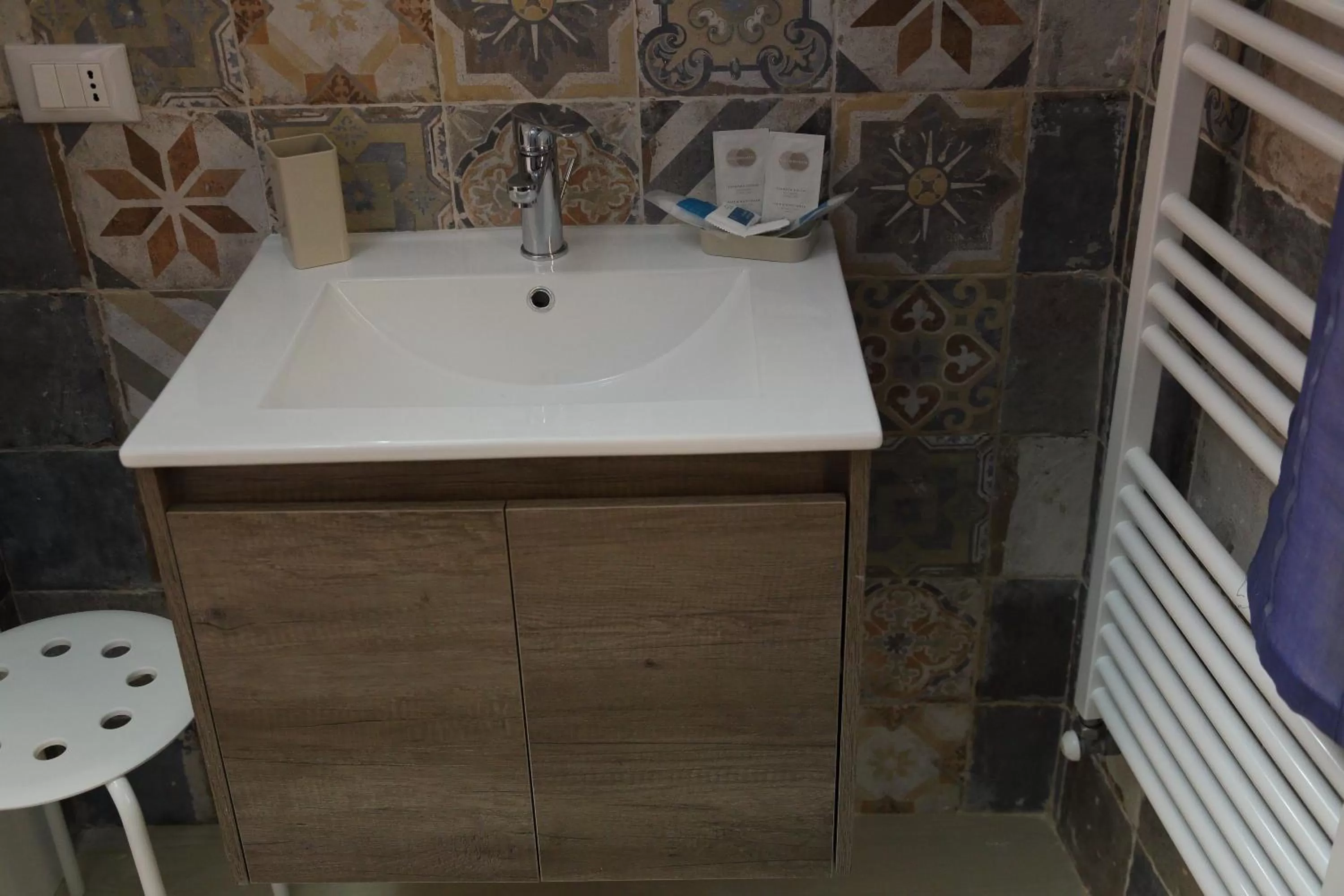 Bathroom in B&B Il Melograno Antico con Terrazza e Giardino