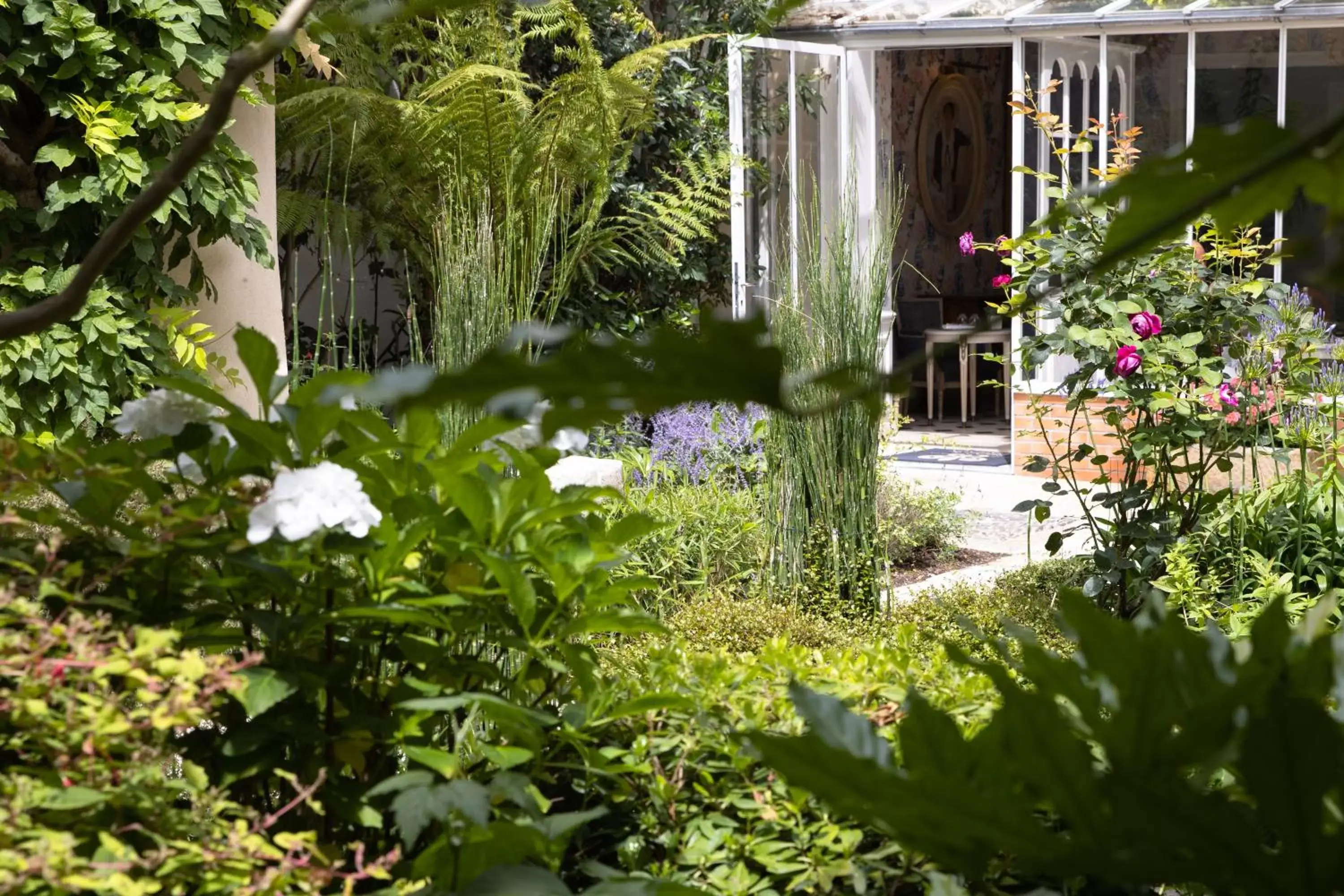 Garden in Hôtel de Toiras