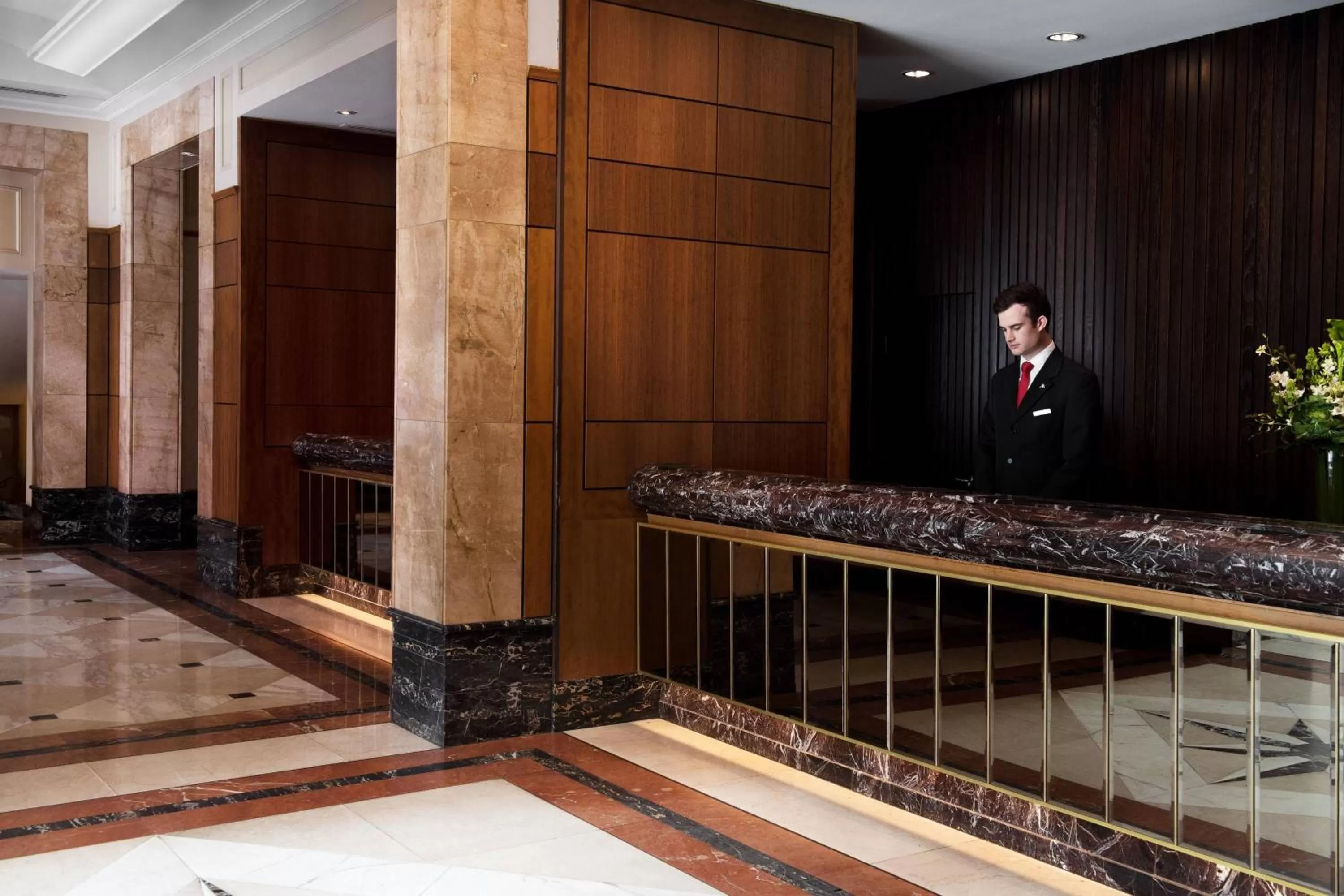 Lobby or reception in Brisbane Marriott Hotel
