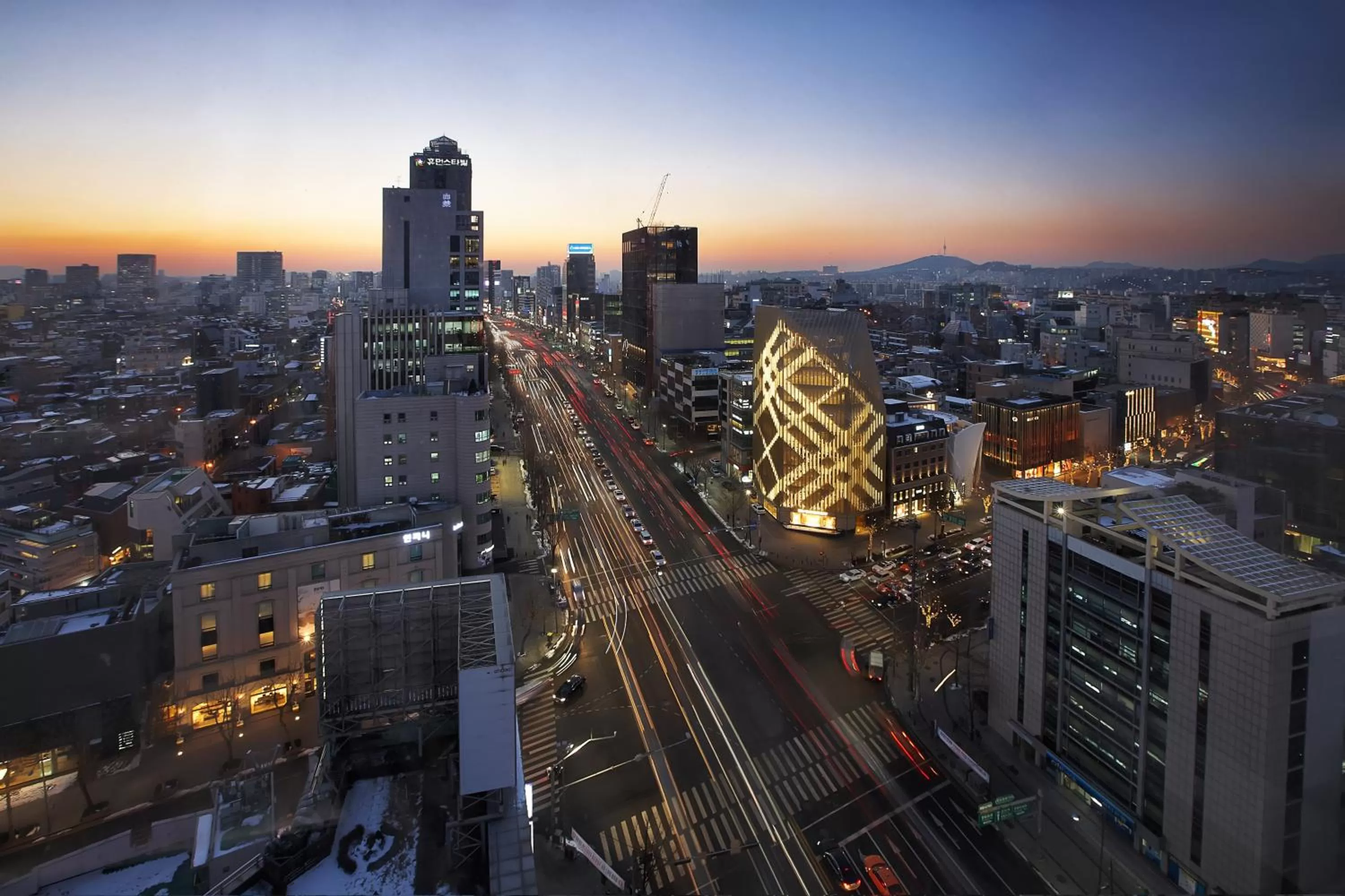 City view in Hotel Entra Gangnam