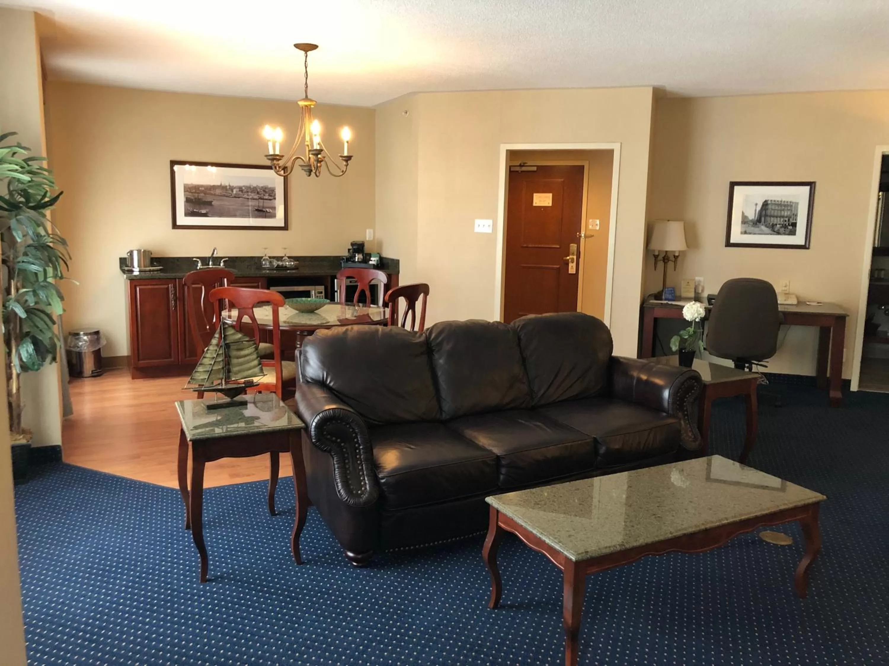 Living room in Chateau Saint John Trademark Collection by Wyndham