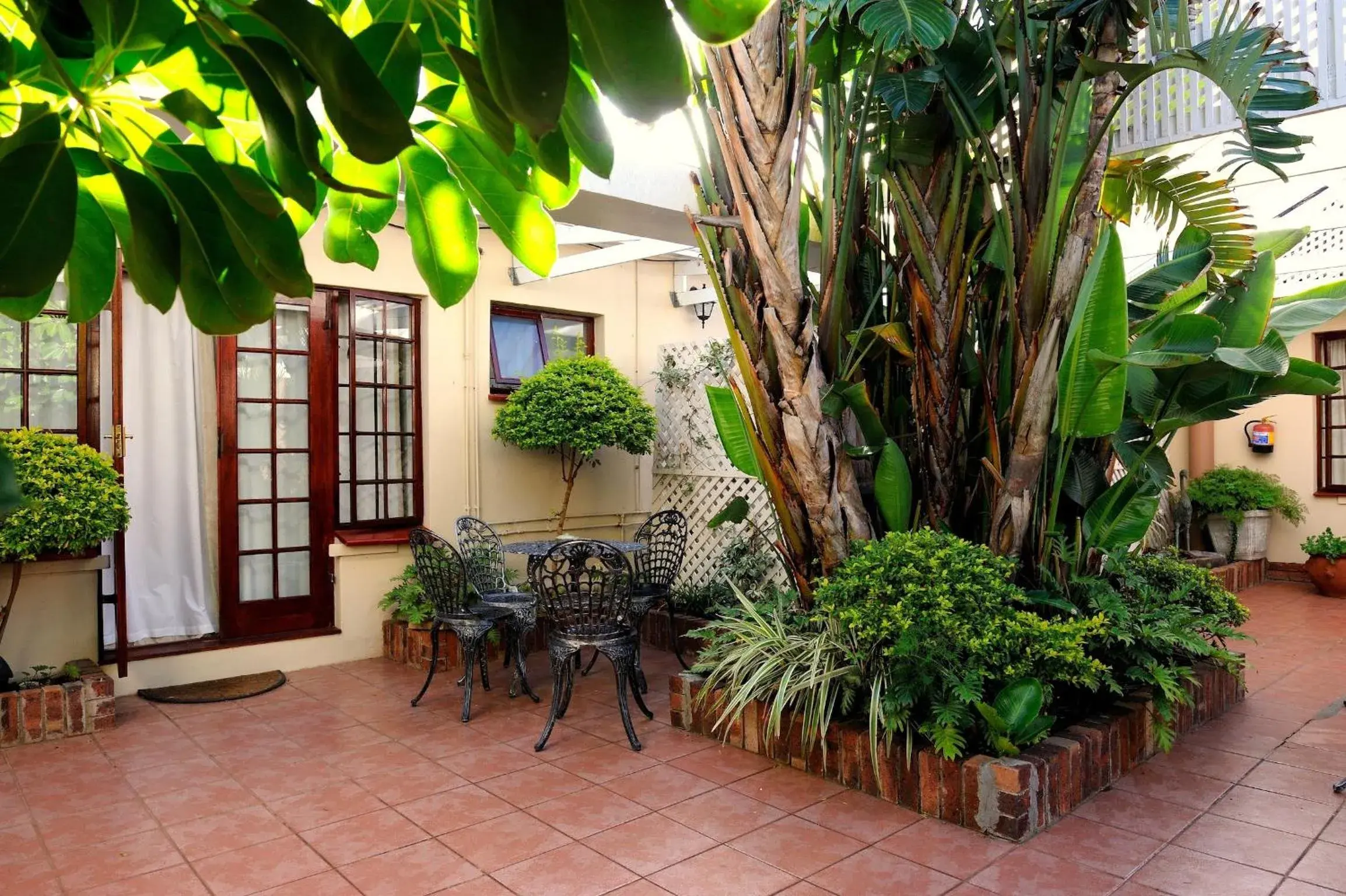 Patio in Bayside Guesthouse