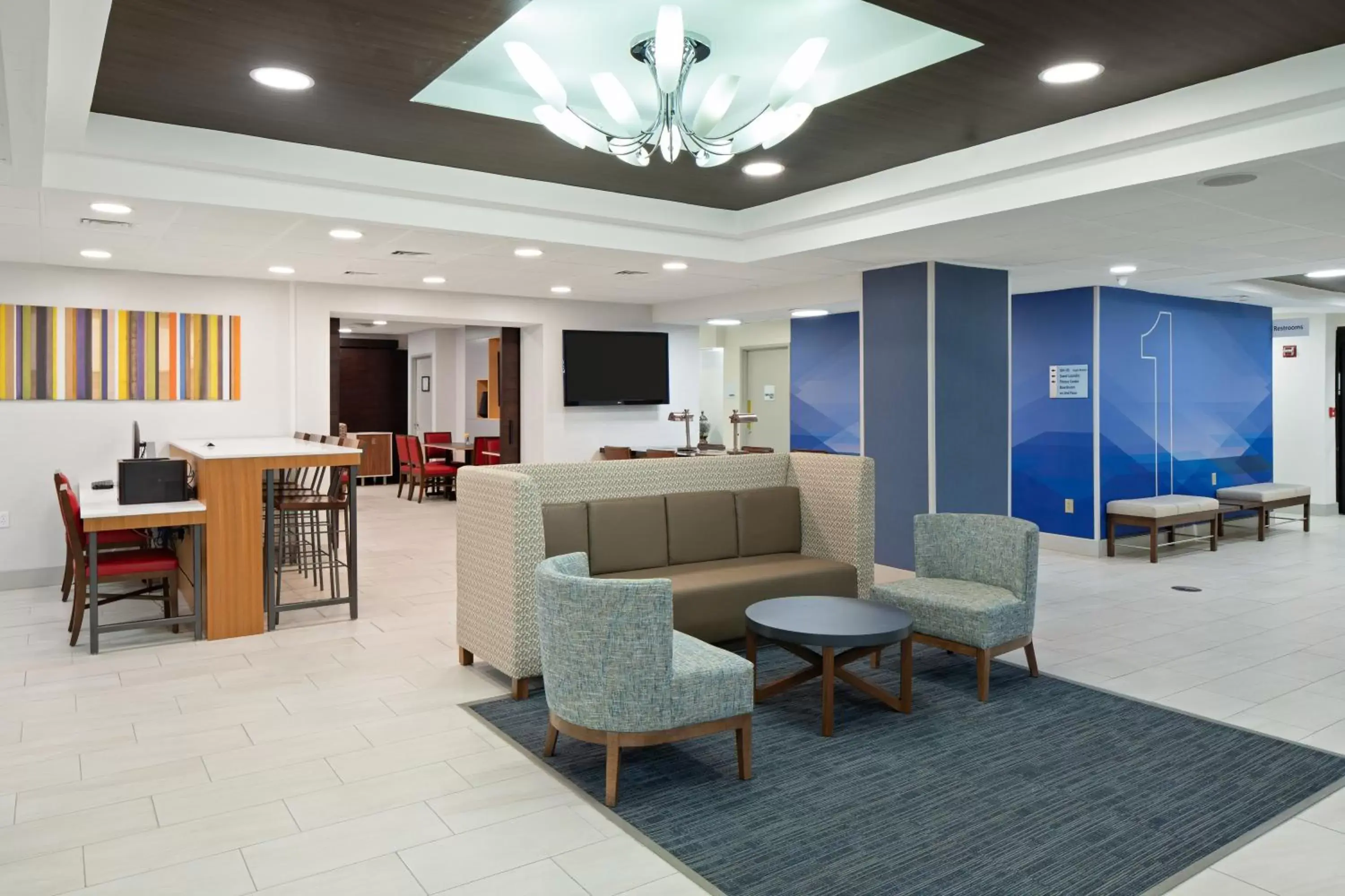 Lobby or reception, Lobby/Reception in Holiday Inn Express - Atlanta-Kennesaw, an IHG Hotel