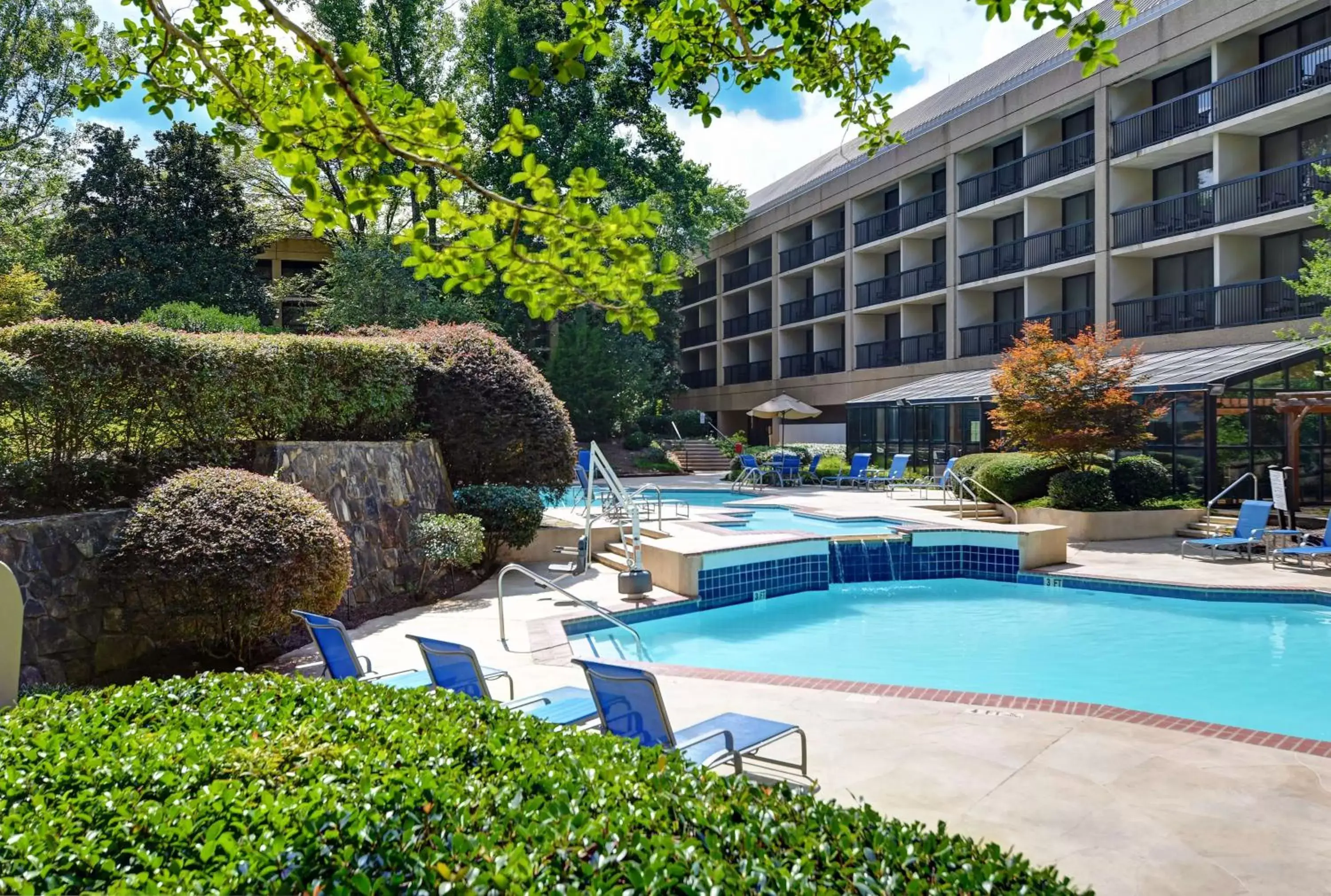 Pool view, Swimming Pool in Hilton Peachtree City Atlanta Hotel & Conference Center