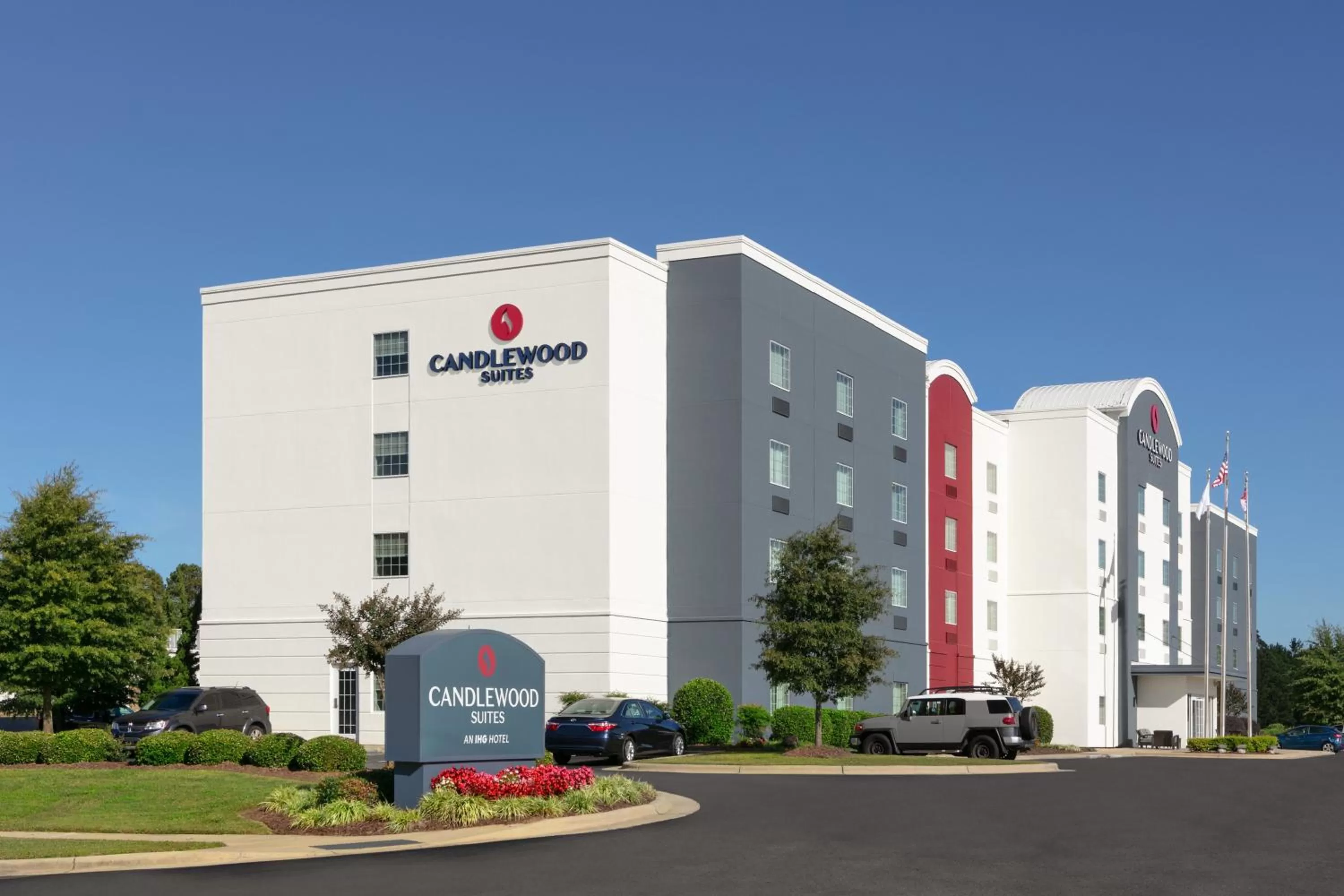 Property building in Candlewood Suites Fayetteville Fort Bragg by IHG