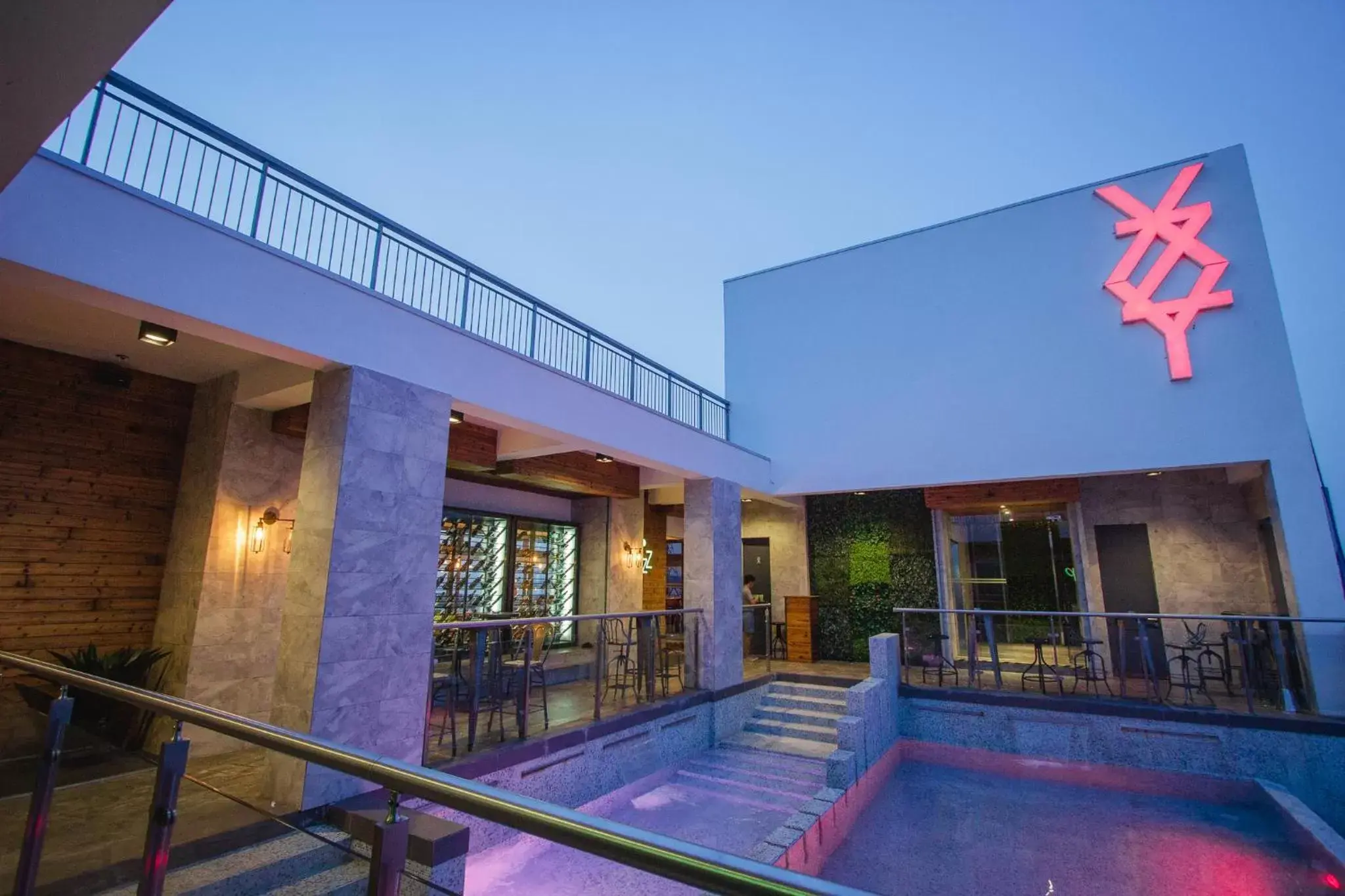 Property building in Hotel XYZ Property building in Hotel XYZ