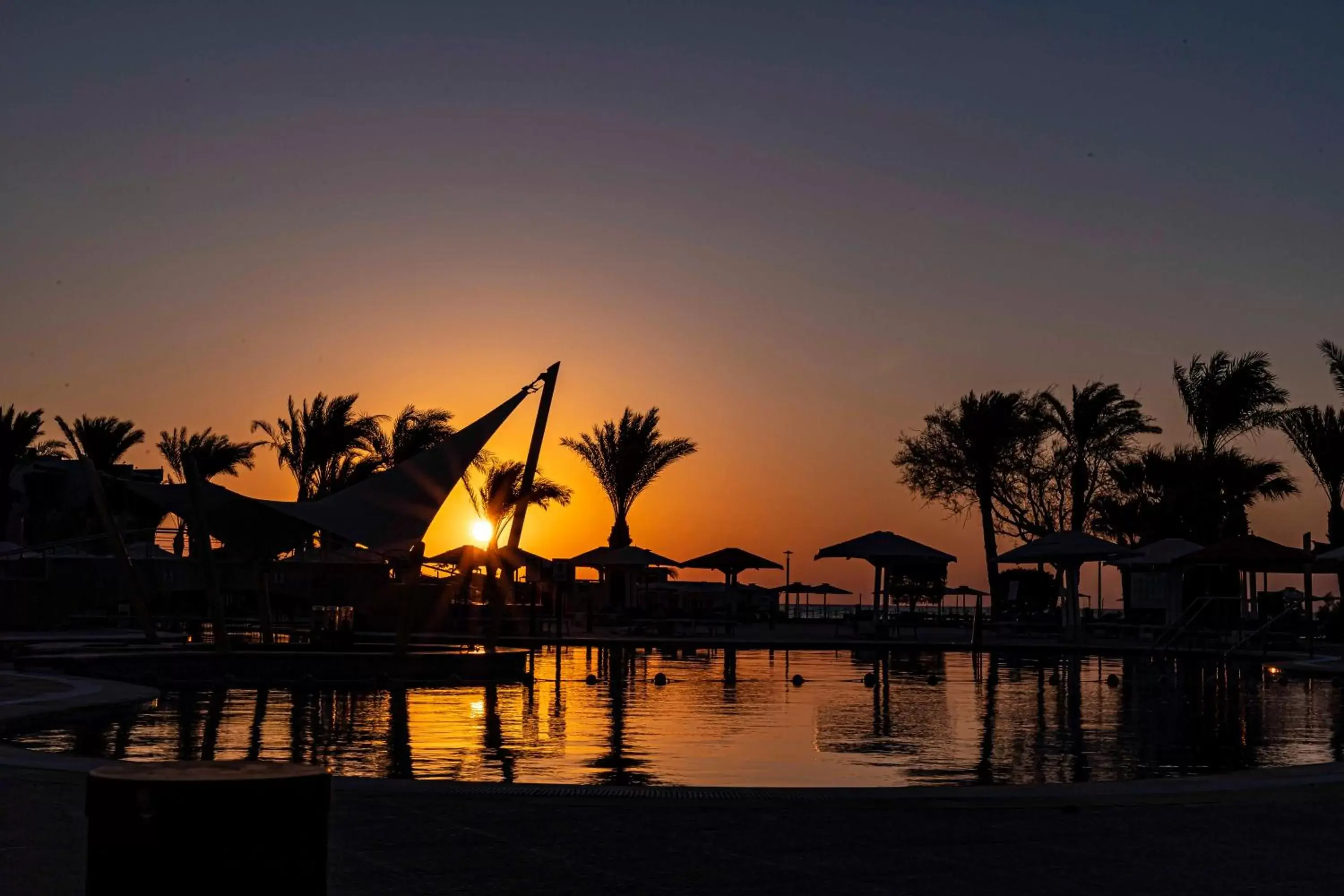 Sunset, Sunrise/Sunset in Amarina Abu Soma Resort & Aquapark