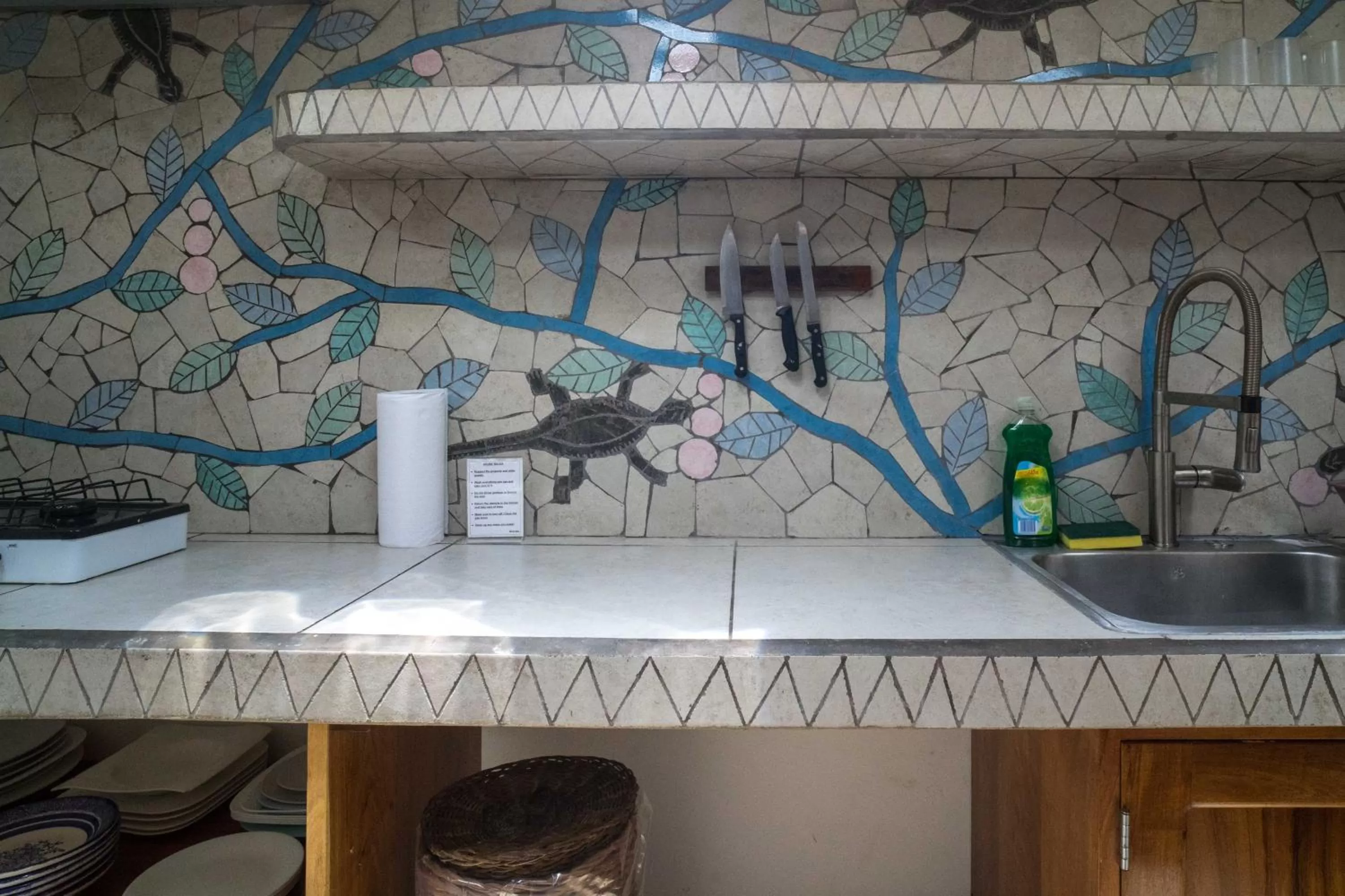 Kitchen or kitchenette, Kitchen/Kitchenette in La Palmita Budget Boutique Hotel