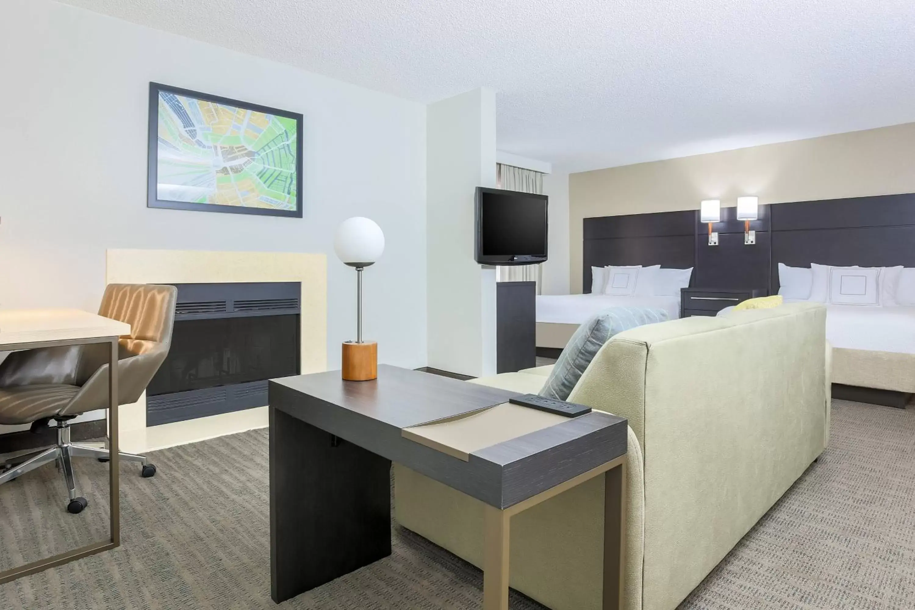 Bedroom, Seating Area in Residence Inn Boca Raton