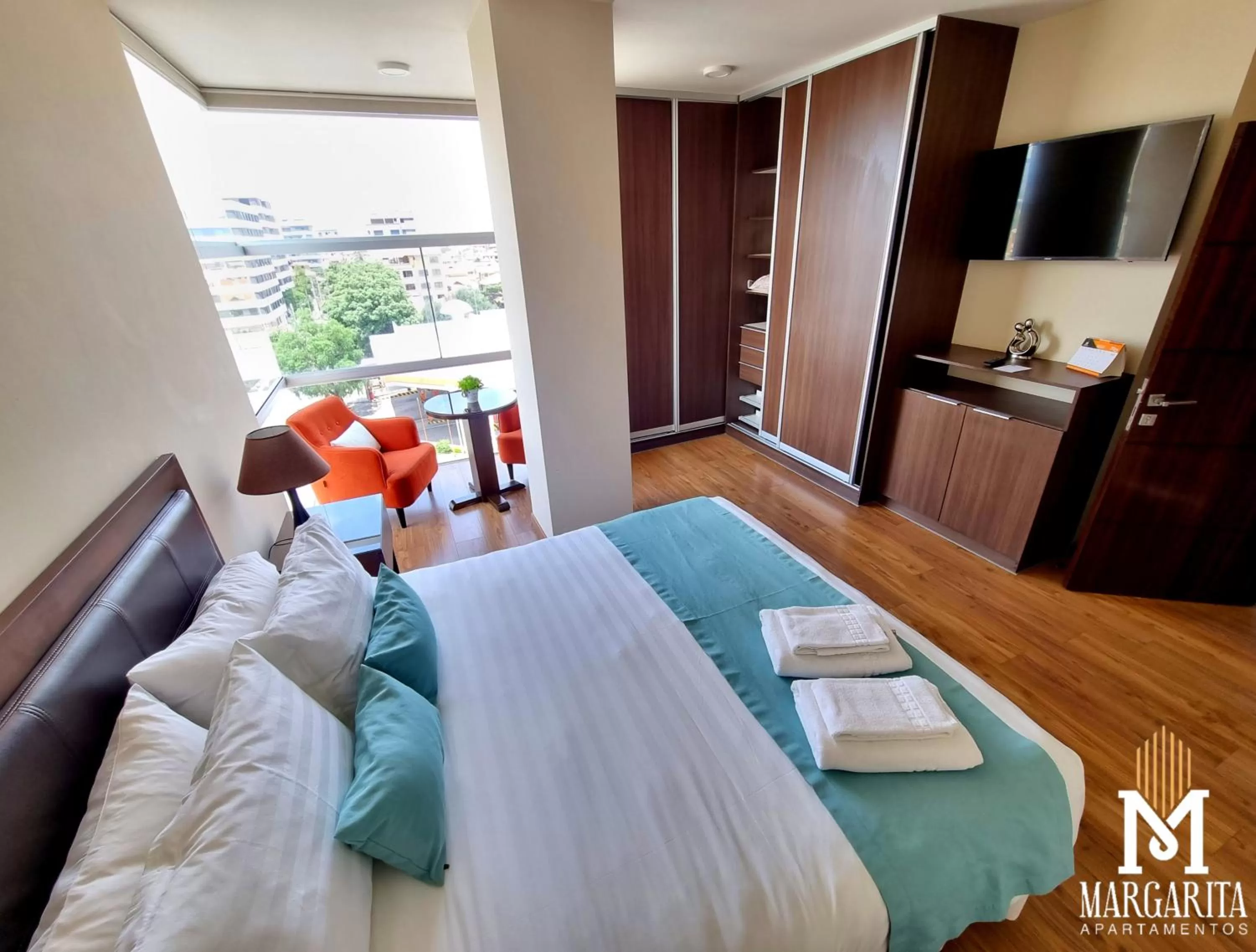 Bed in Margarita Apartamentos