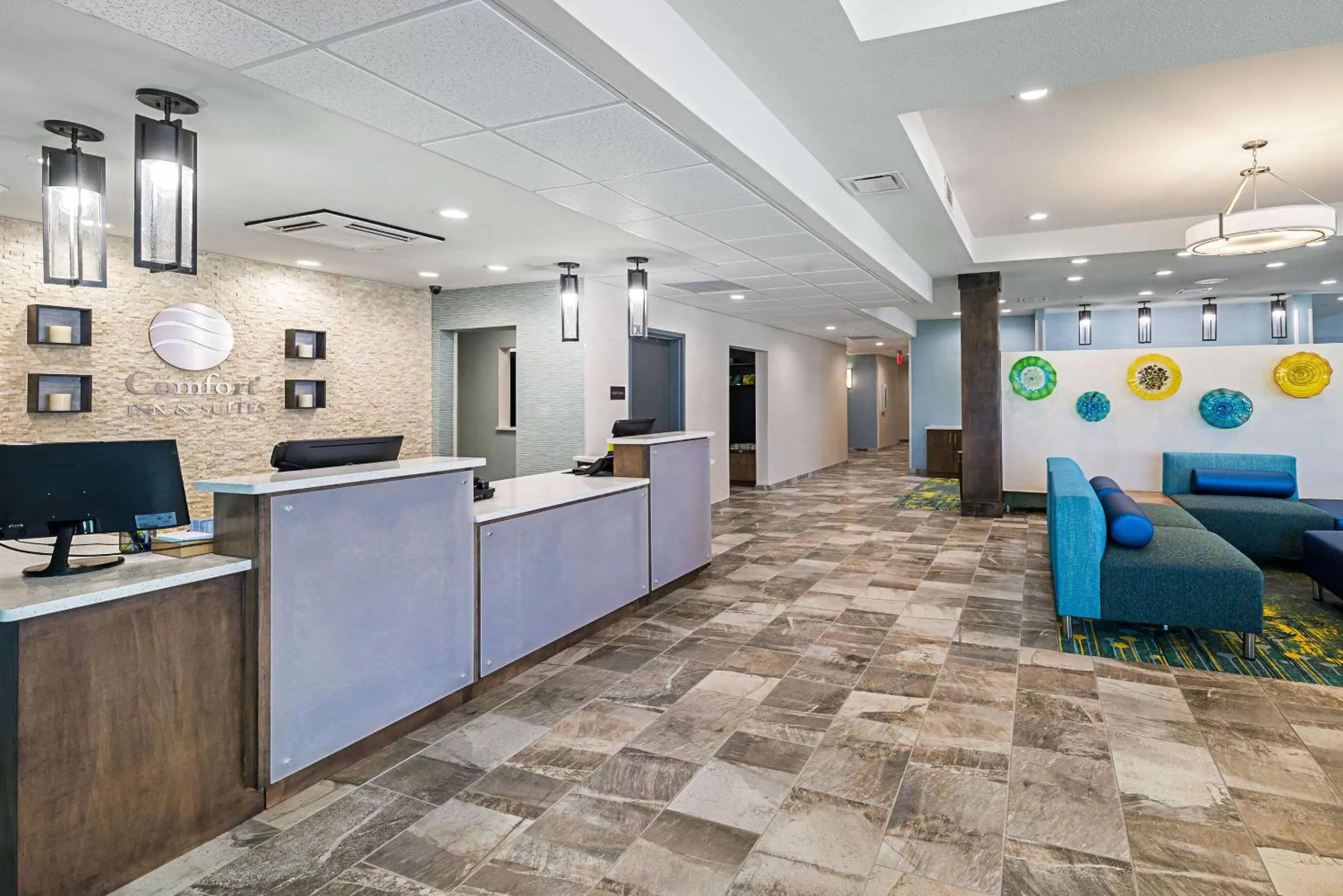Lobby or reception in Comfort Inn & Suites Oklahoma City near Bricktown