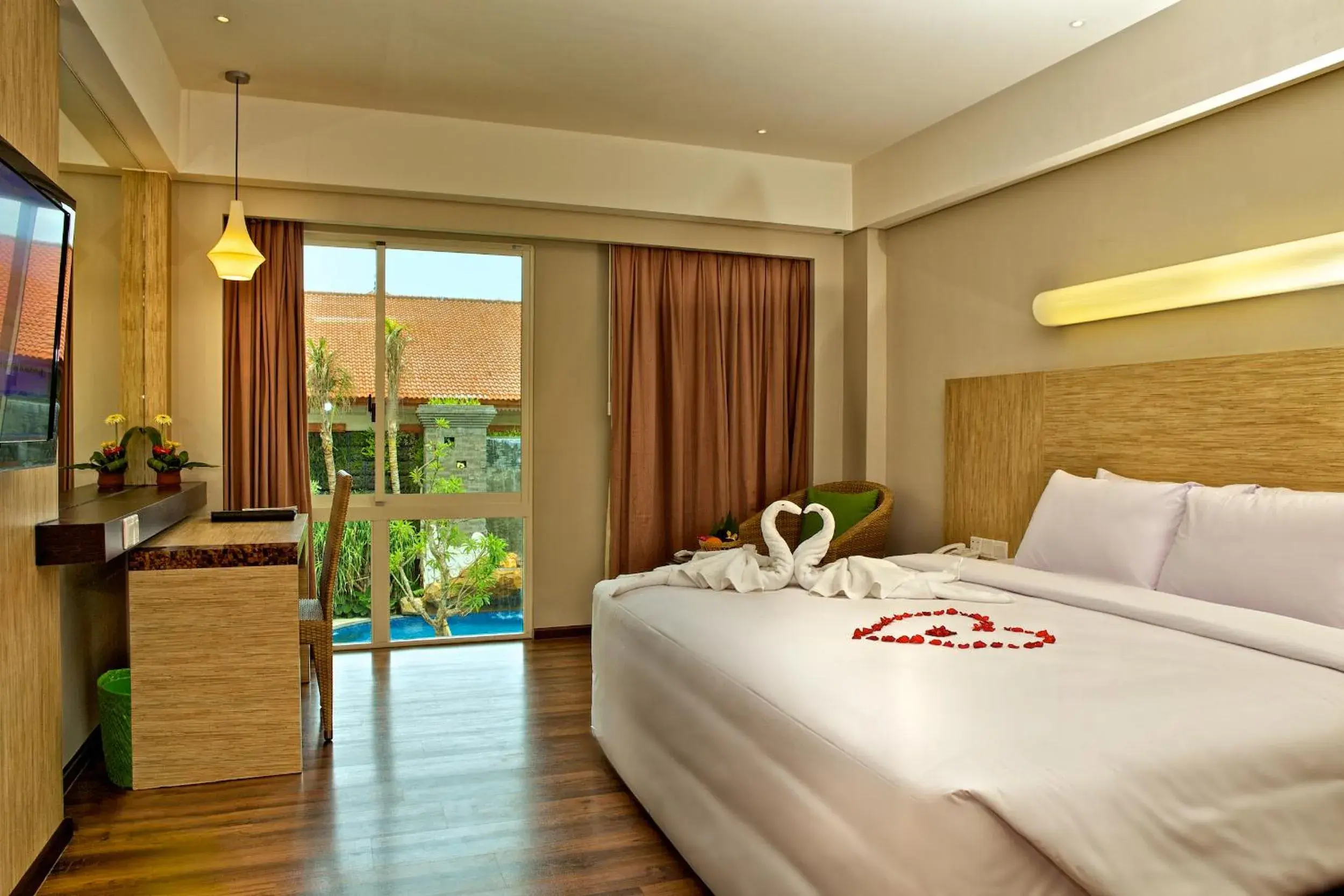 Bed in Bintang Kuta Hotel