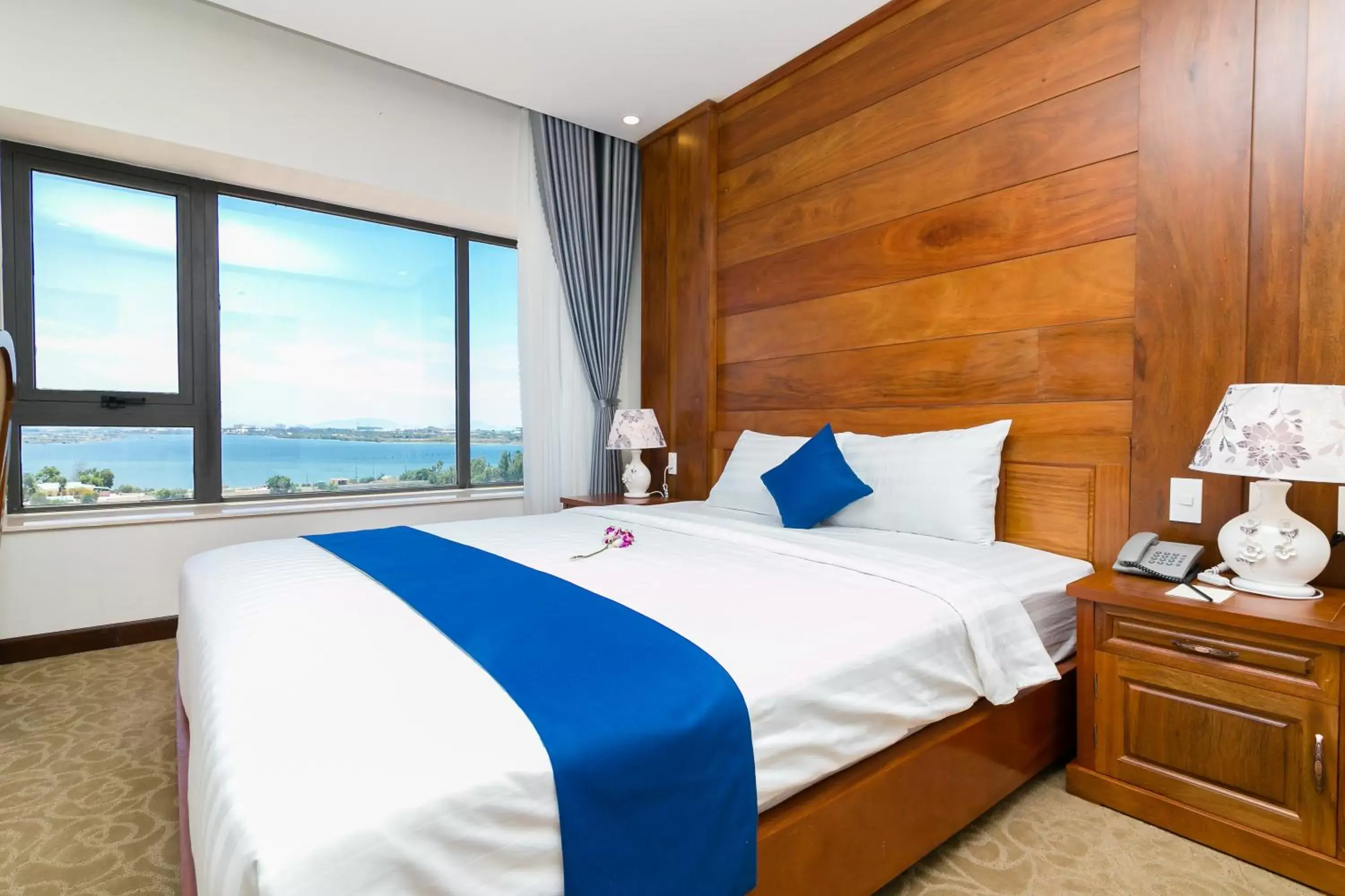 Bed in Navy Hotel Cam Ranh