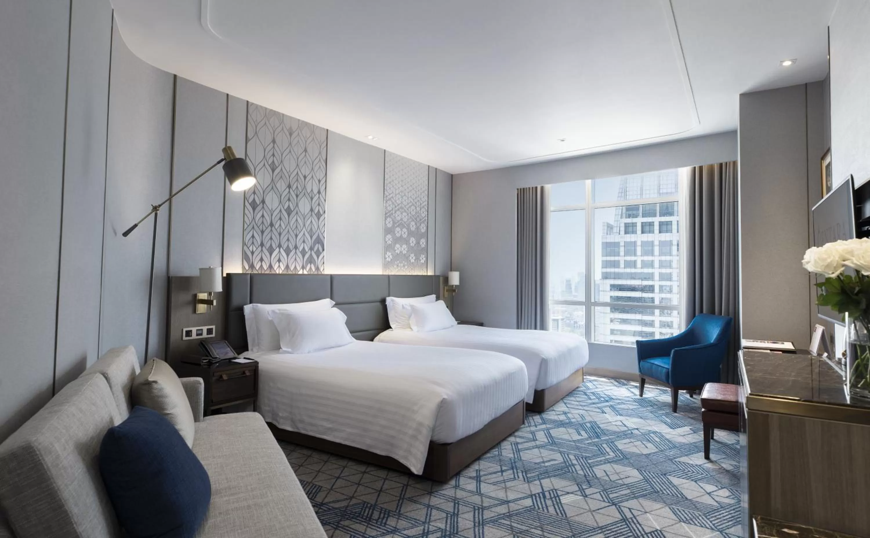 Bedroom, Bed in Centara Grand At CentralWorld