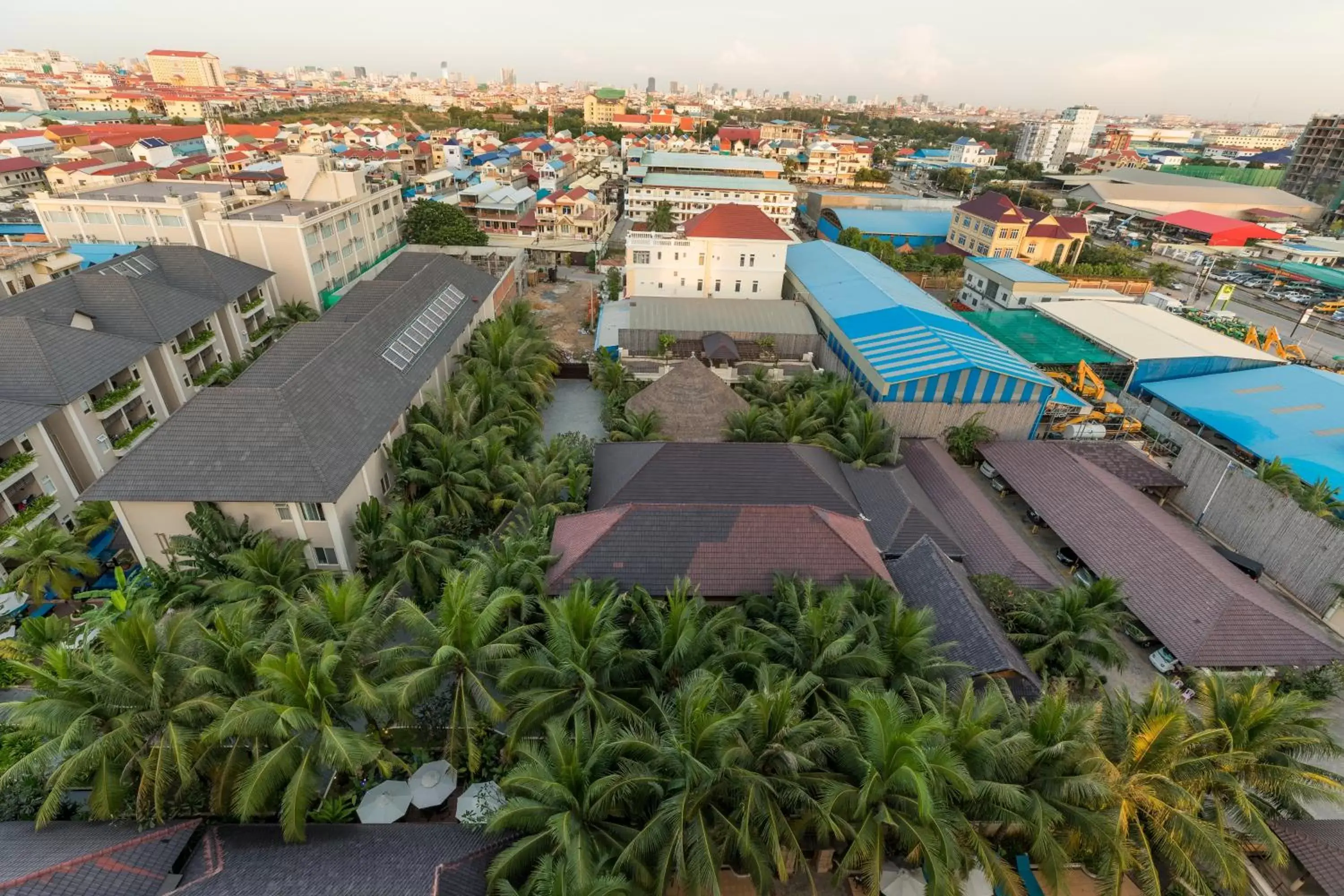 Bird's eye view, Bird's-eye View in Bali Hotel