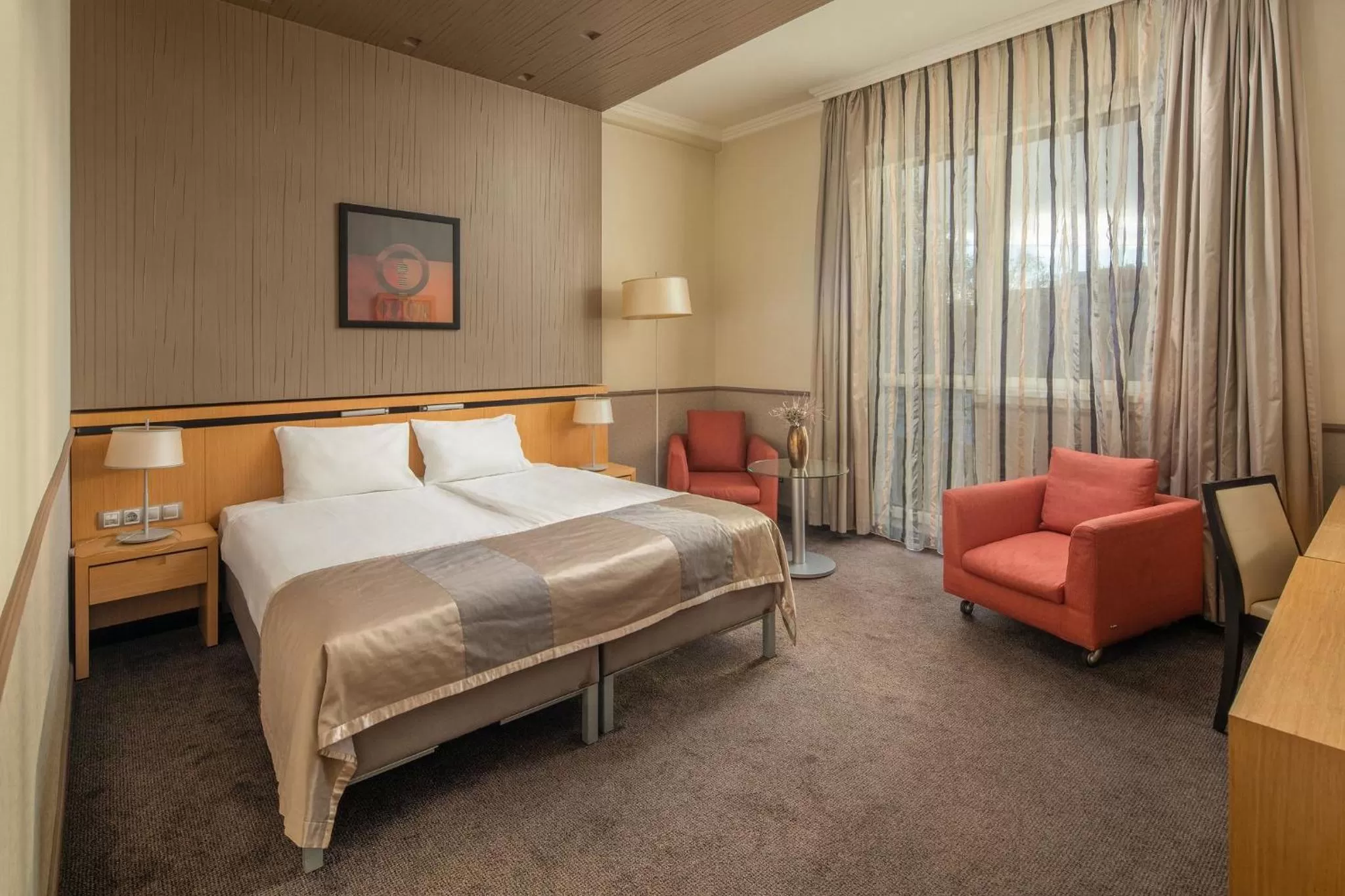 Bed in Mamaison Hotel Andrassy Budapest