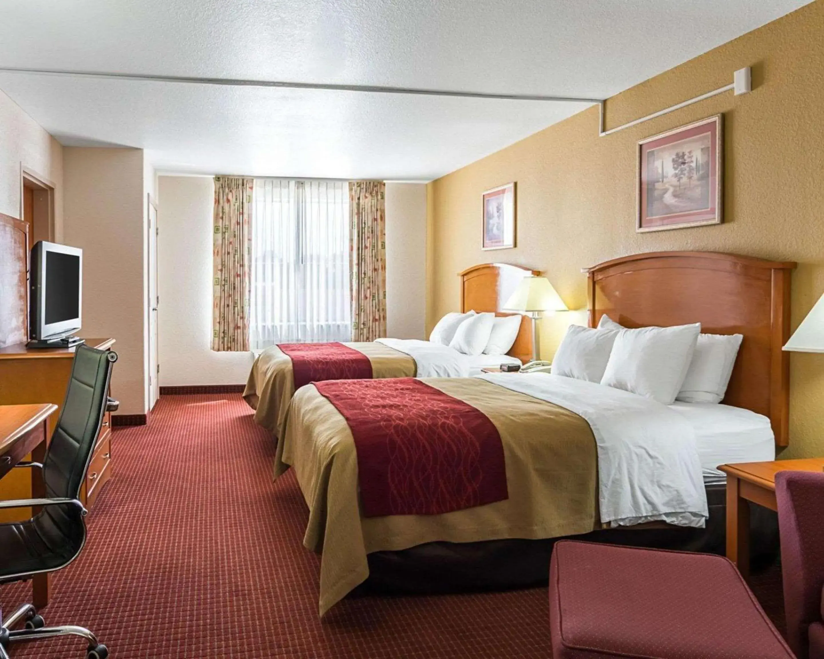 Photo of the whole room, Bed in Comfort Inn & Suites Chesapeake - Portsmouth