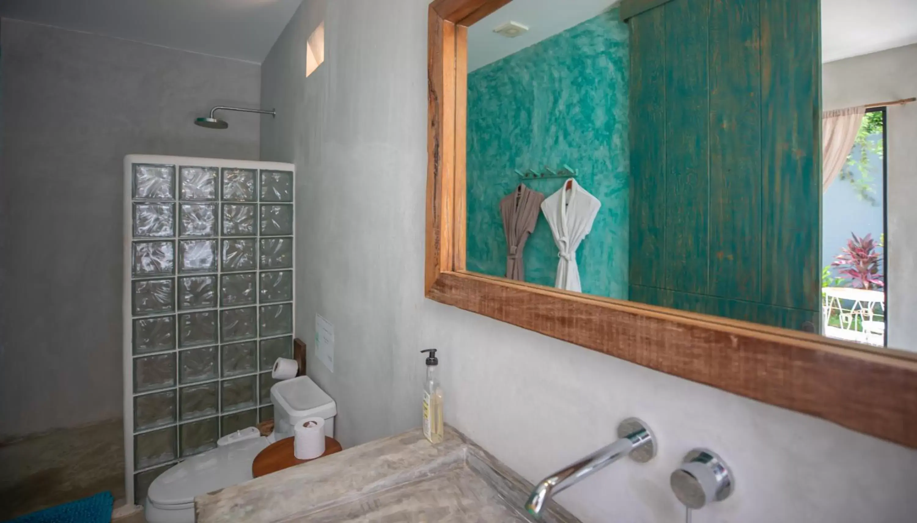 Shower, Bathroom in Turquoise Tulum Hotel