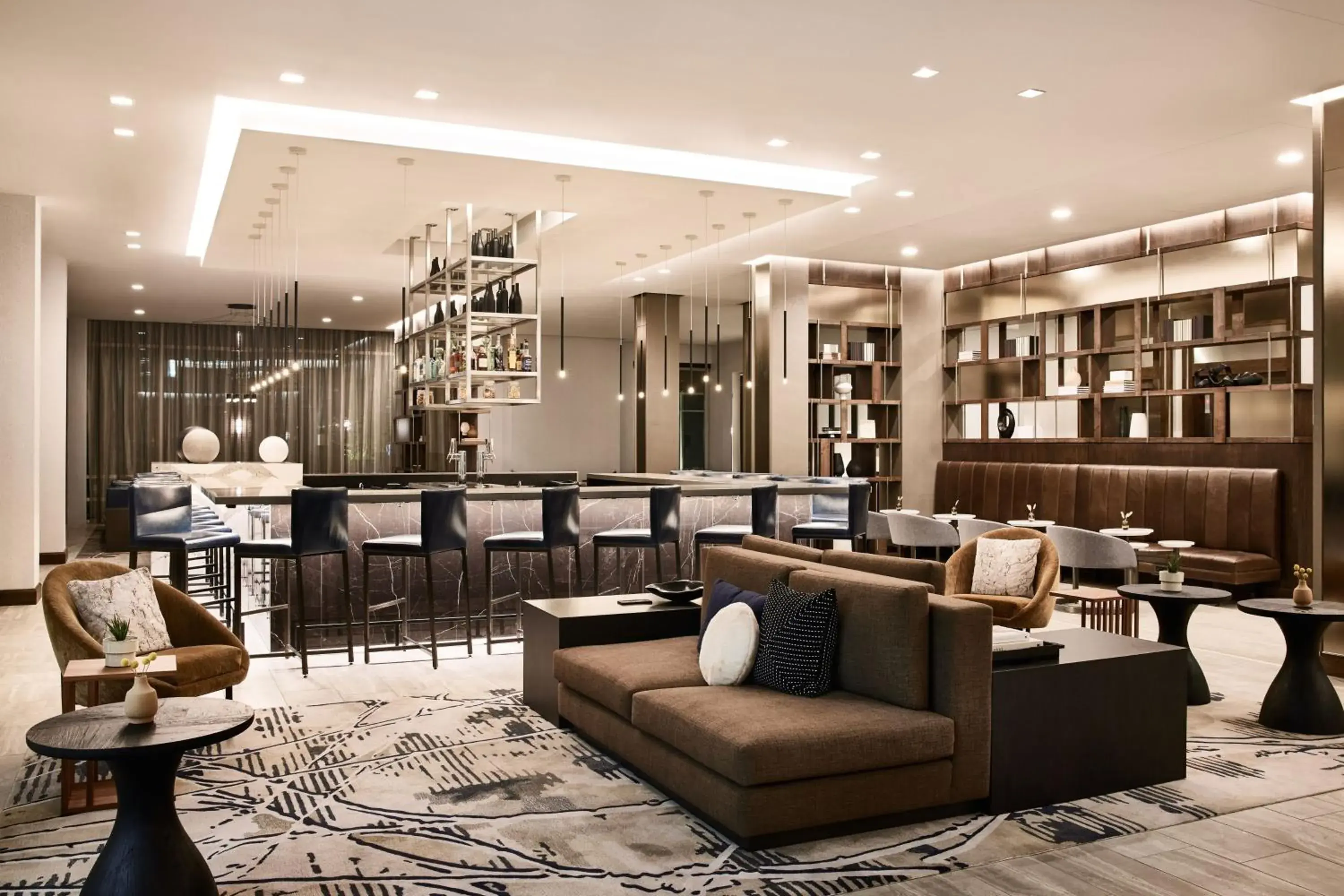 Lounge or bar in AC Hotel by Marriott Nashville Brentwood