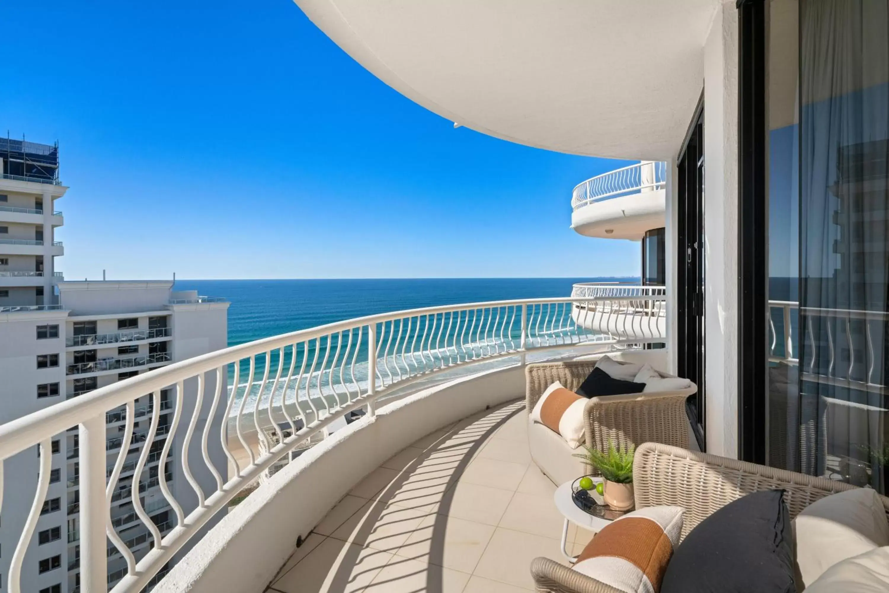 Balcony/Terrace in Biarritz Apartments