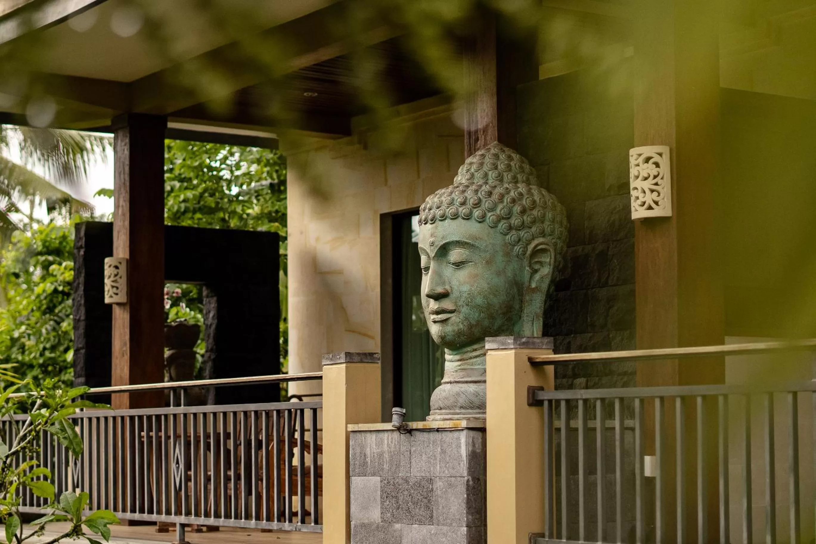 Balcony/Terrace in Kubu Rama Ubud Cottage
