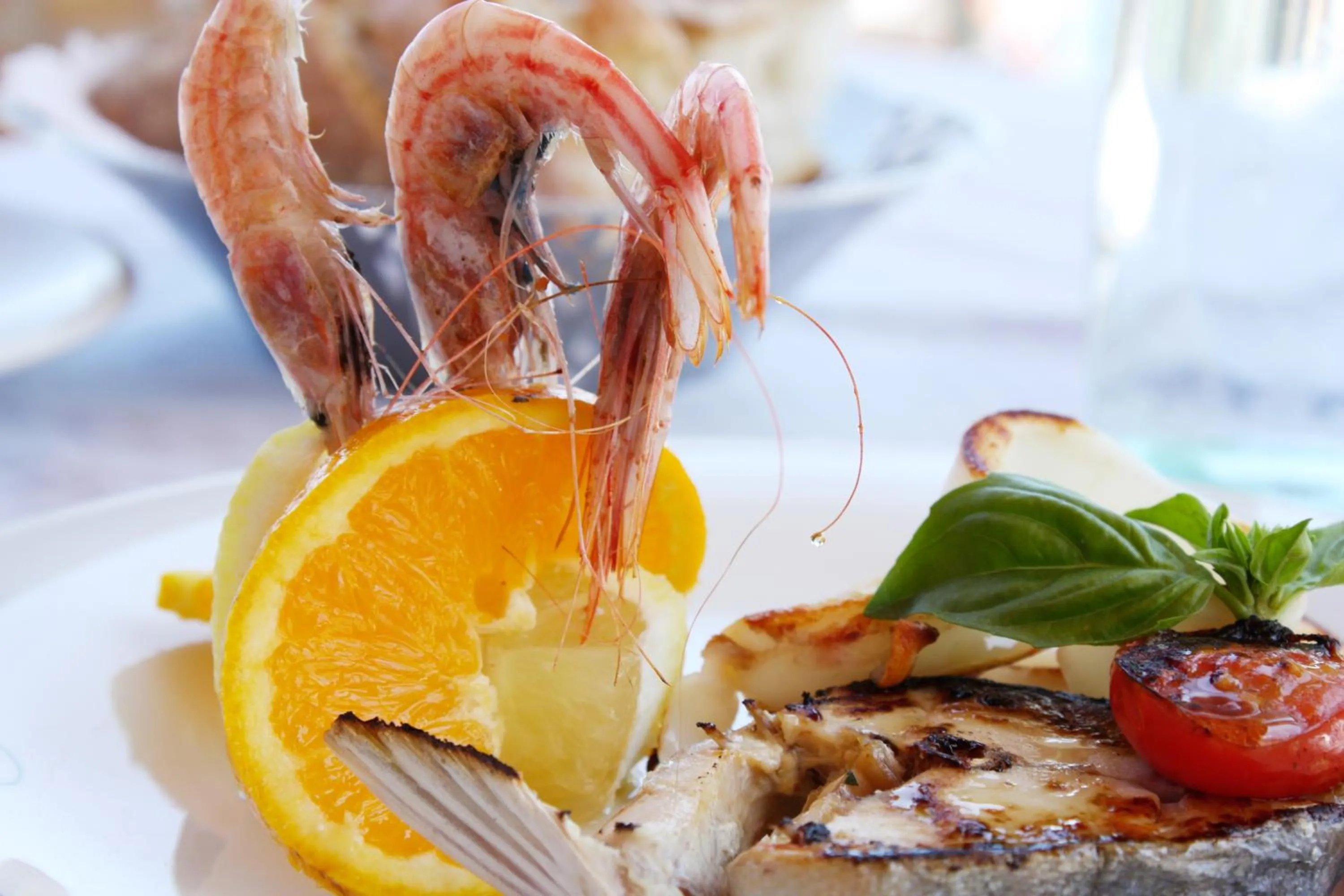 Food close-up in Hotel La Certosa