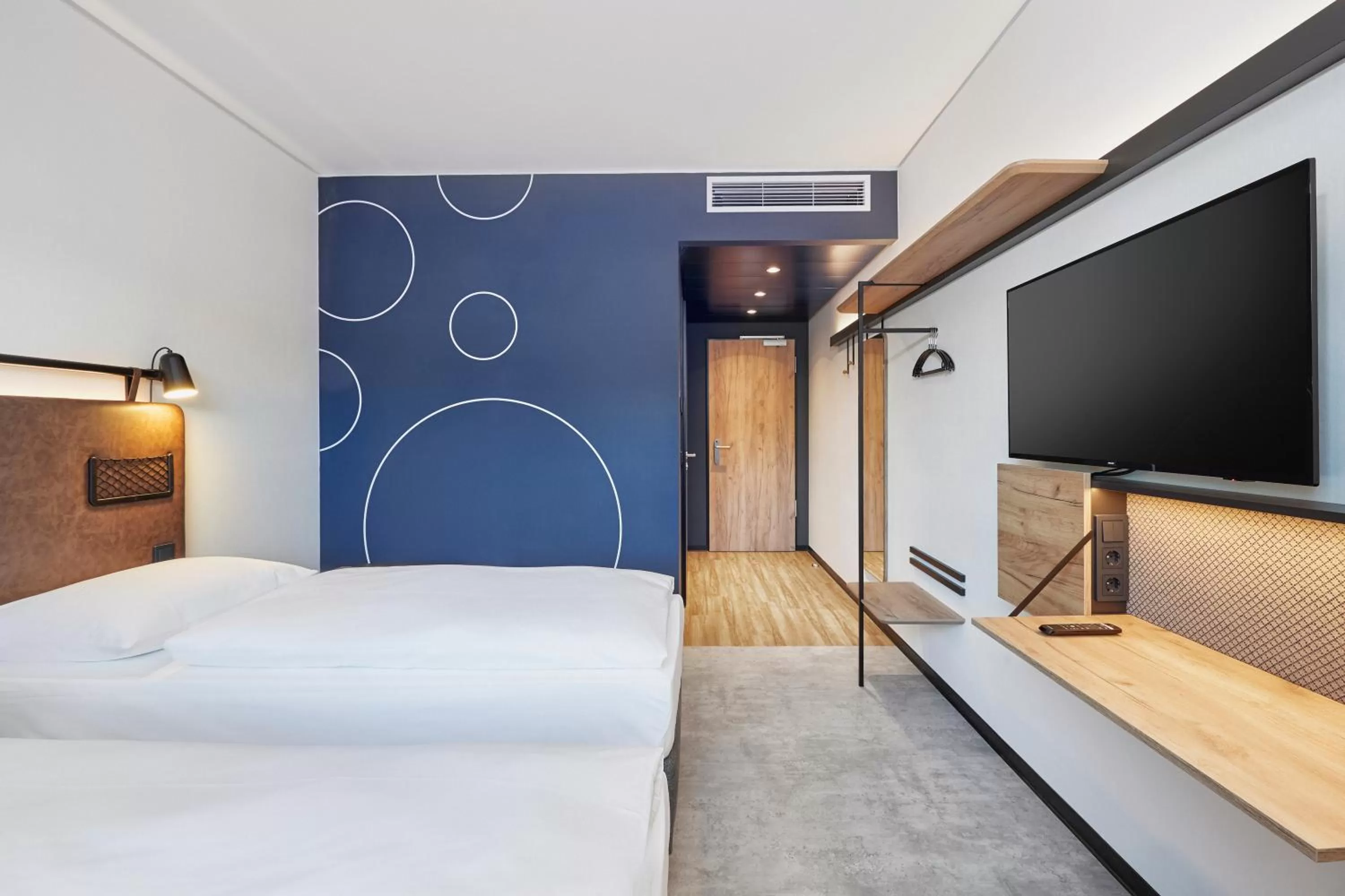 Bed in H2 Hotel Düsseldorf City