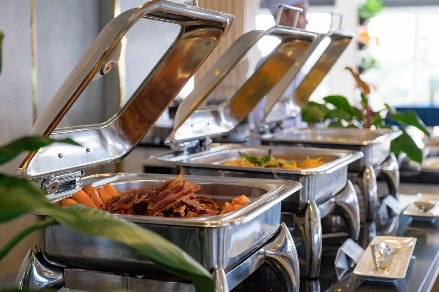 Buffet breakfast in Brenta Phu Quoc Hotel