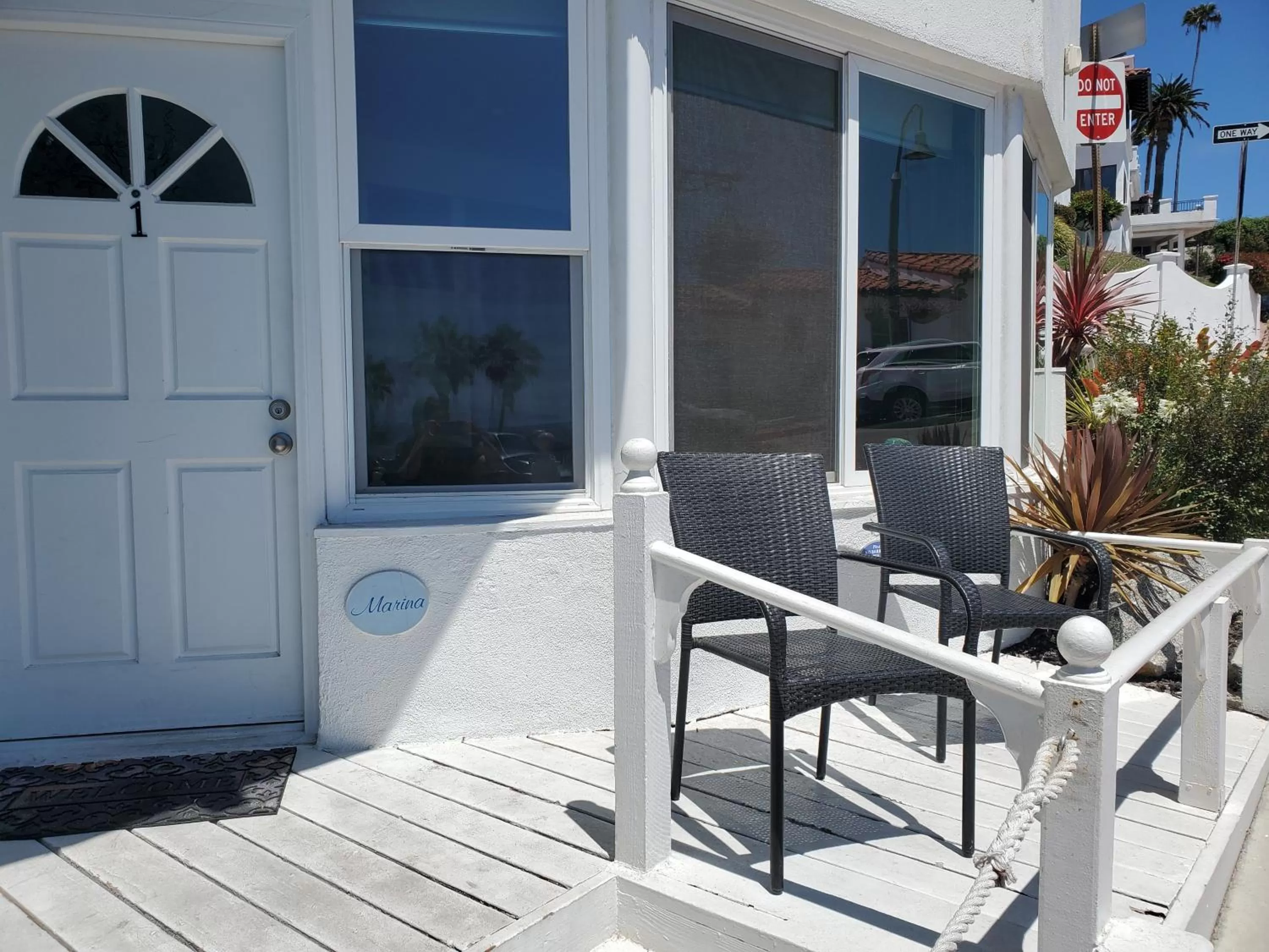 Patio in Sea Horse Resort