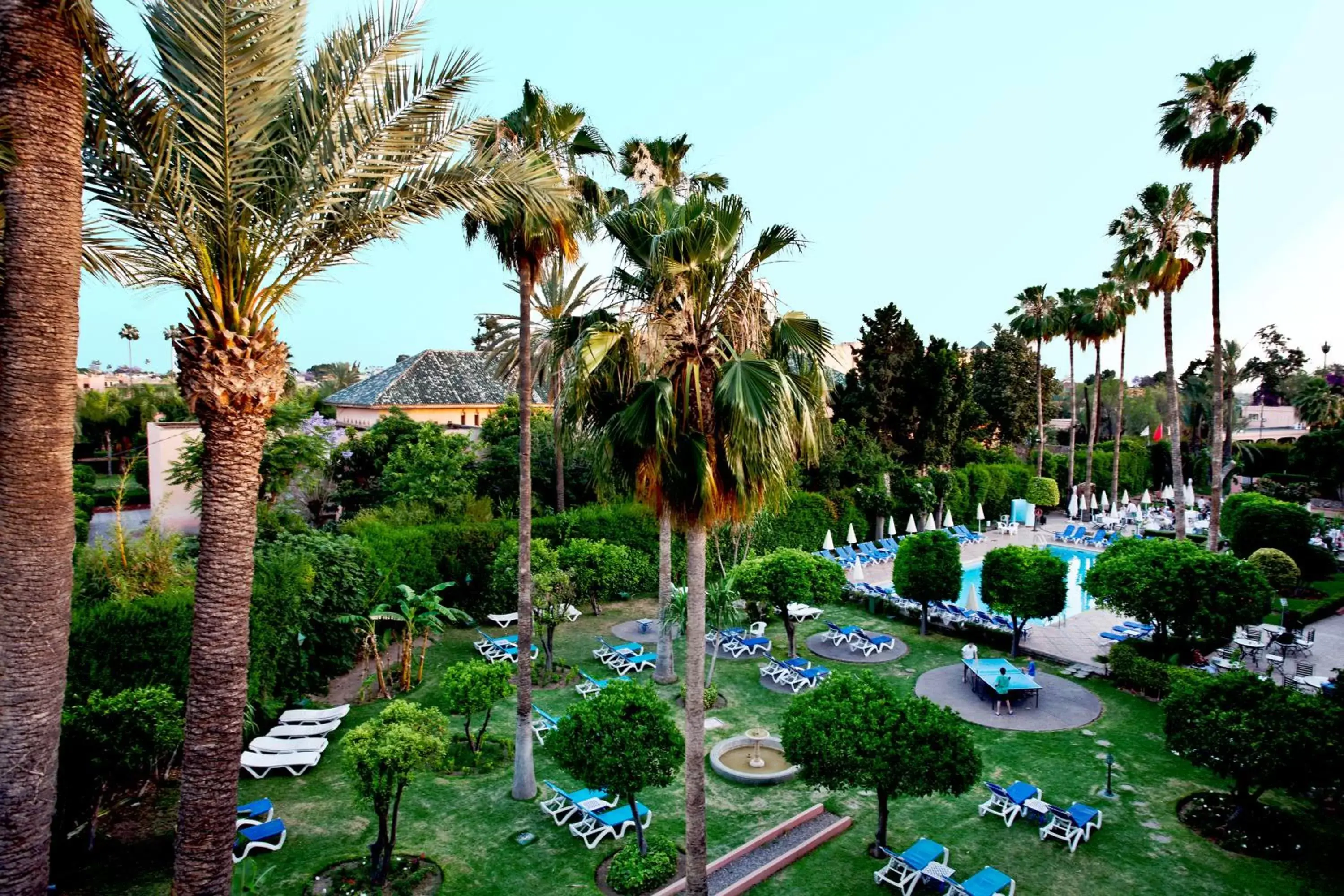 Garden, Pool View in Chems Hotel