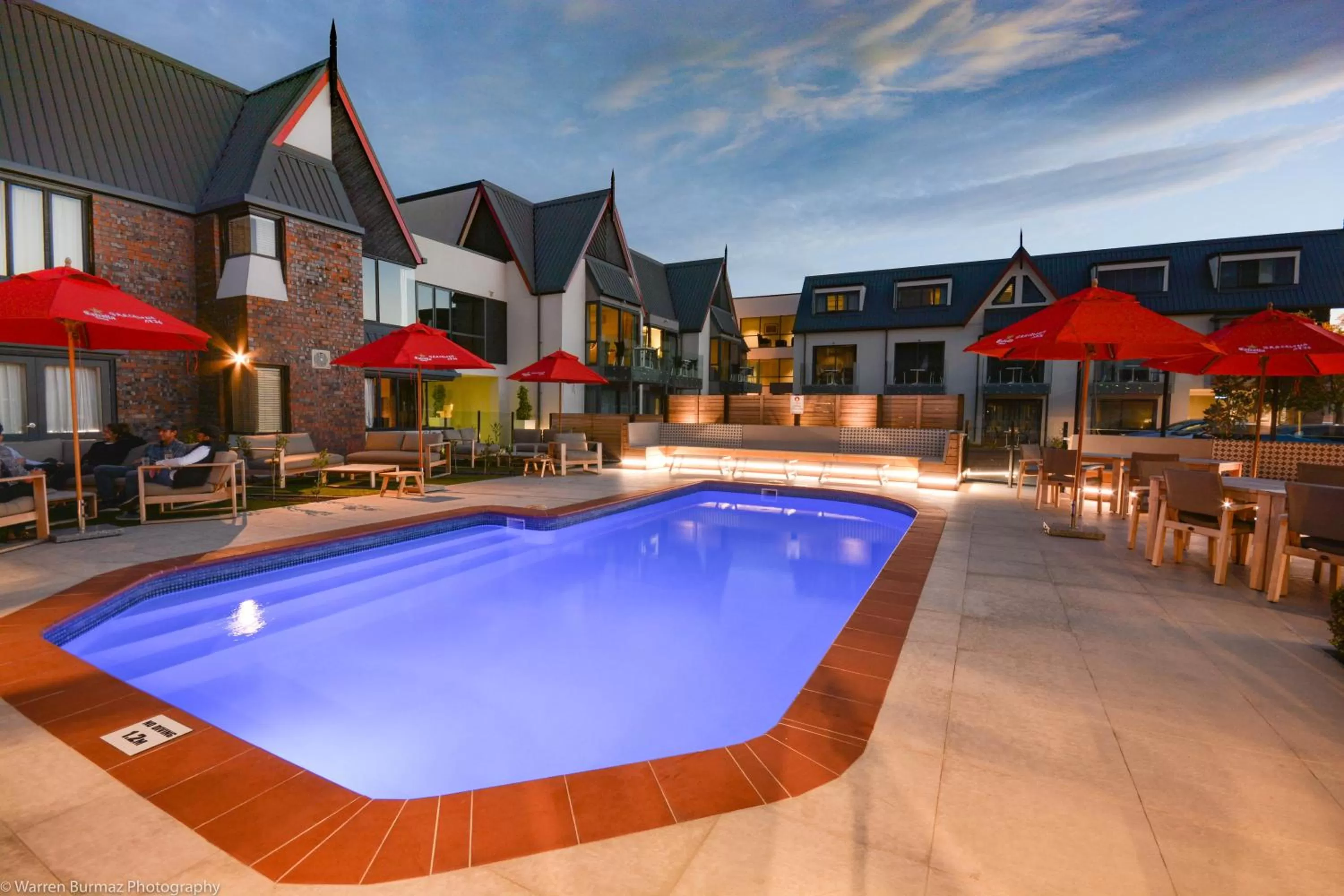 Swimming pool in Carnmore Chateau Marlborough