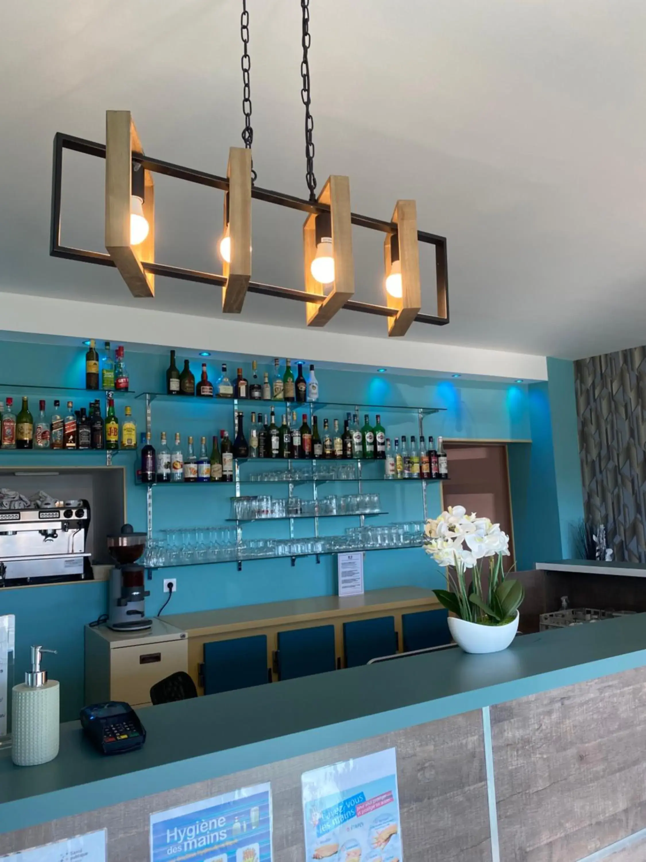 Lobby or reception in Logis - Hôtel et Restaurant Le Sofhotel Lobby or reception in Logis - Hôtel et Restaurant Le Sofhotel